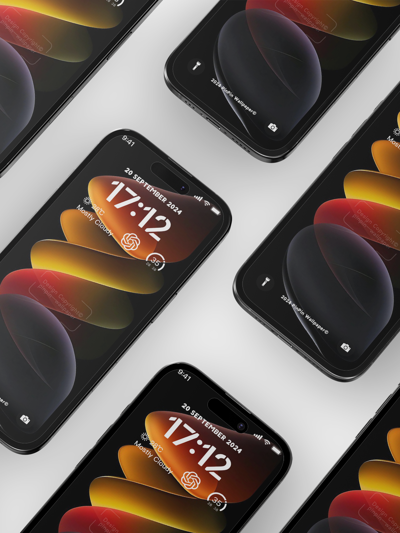 4K HD 壁紙の背景 - iPhone および Android 向け Black Universe Series20
