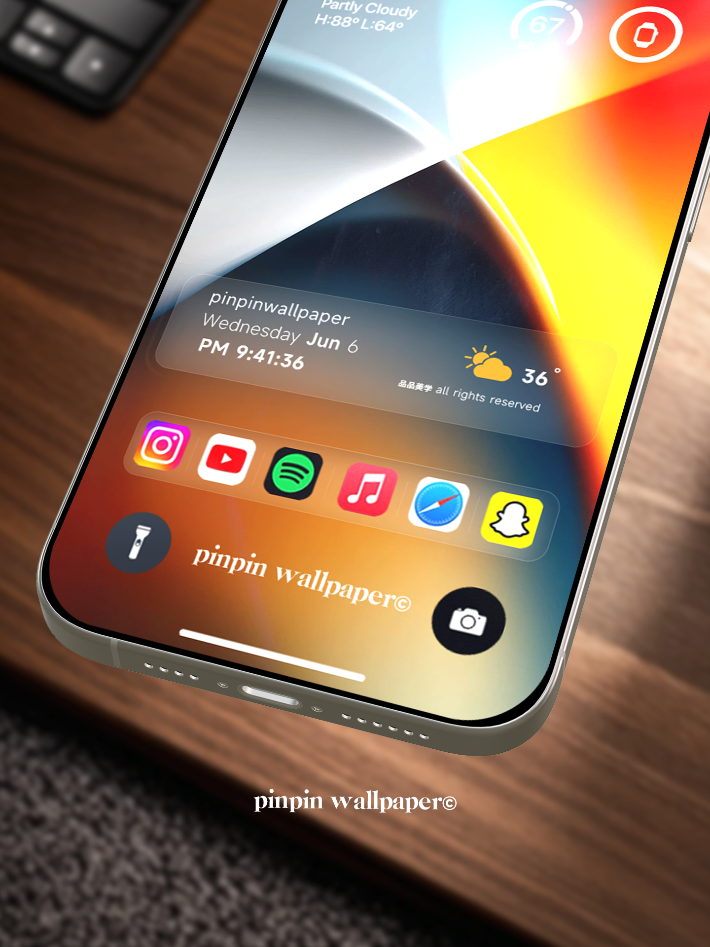 4K HD 壁紙の背景 - iPhone および Android 向け Black Universe Series20
