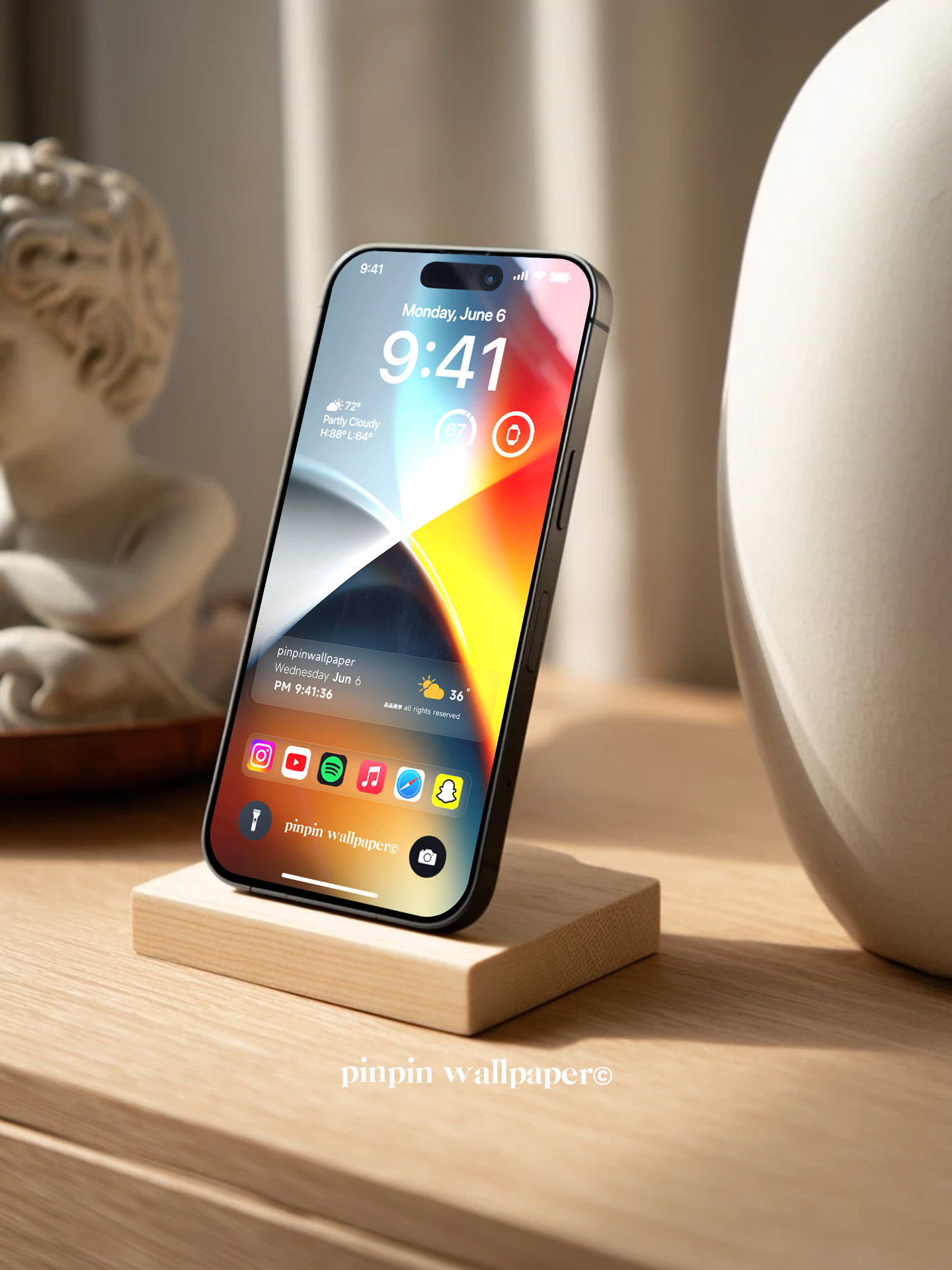 4K HD 壁紙の背景 - iPhone および Android 向け Black Universe Series20