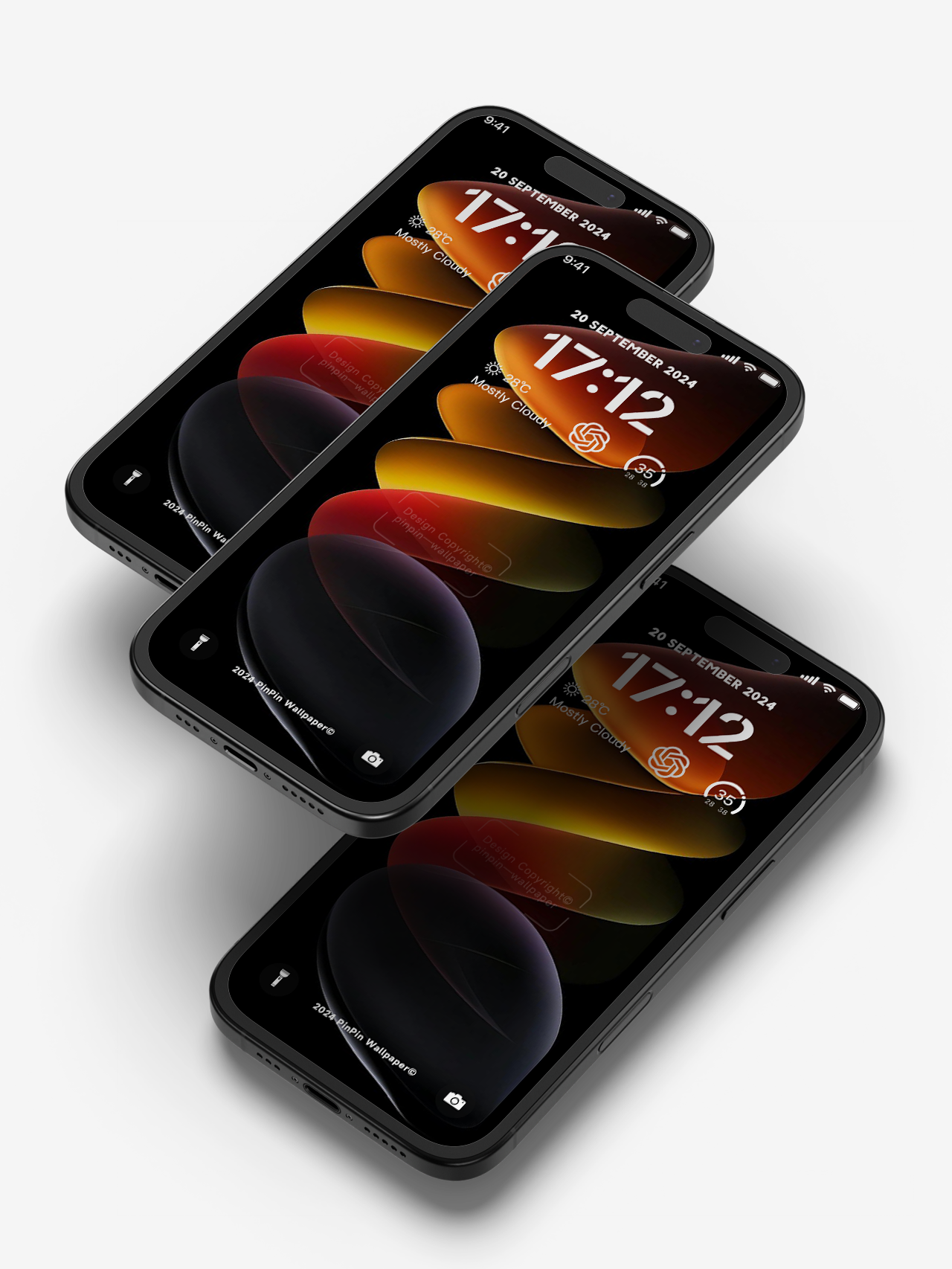 4K HD 壁紙の背景 - iPhone および Android 向け Black Universe Series20