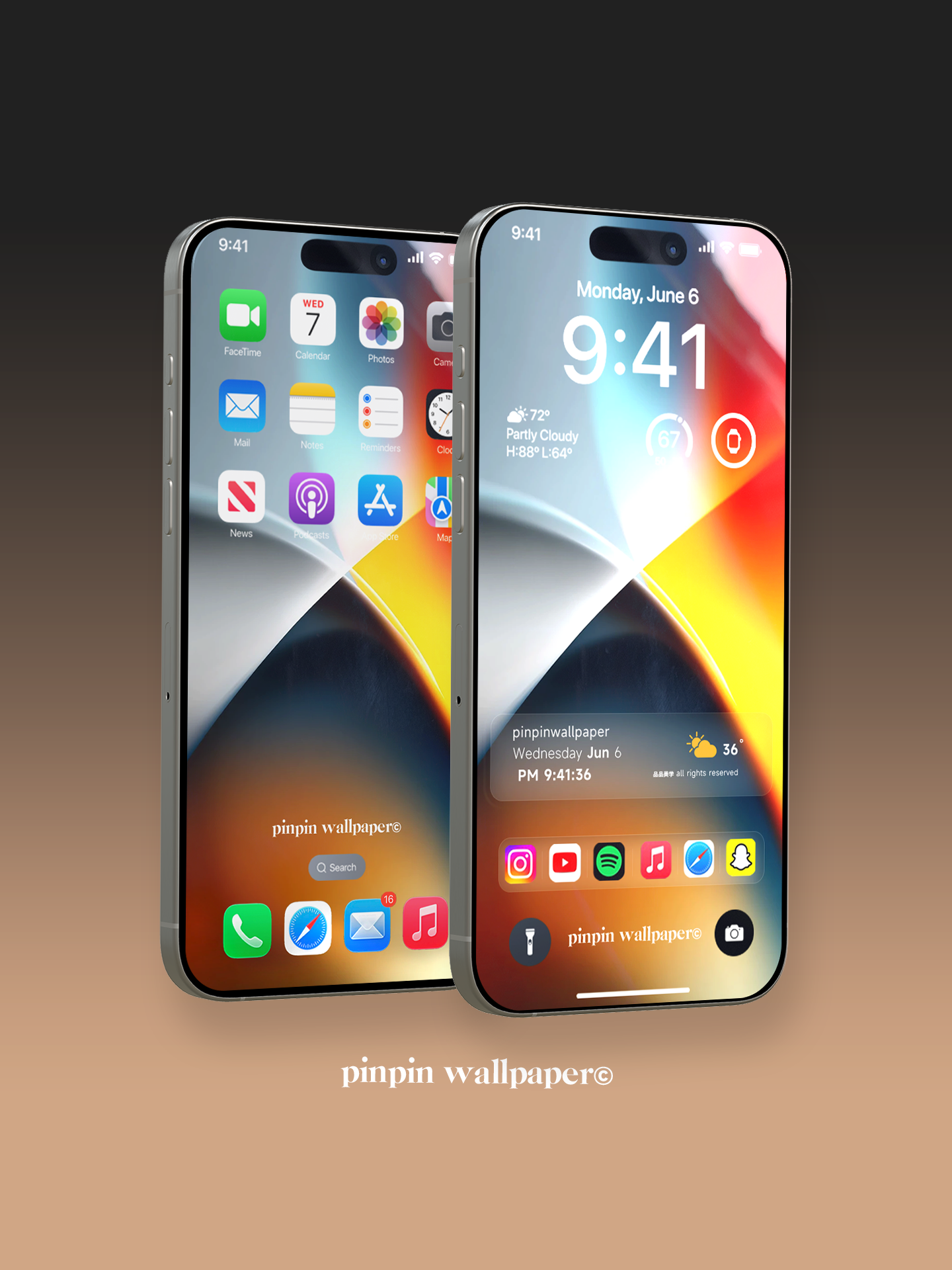 4K HD 壁紙の背景 - iPhone および Android 向け Black Universe Series20