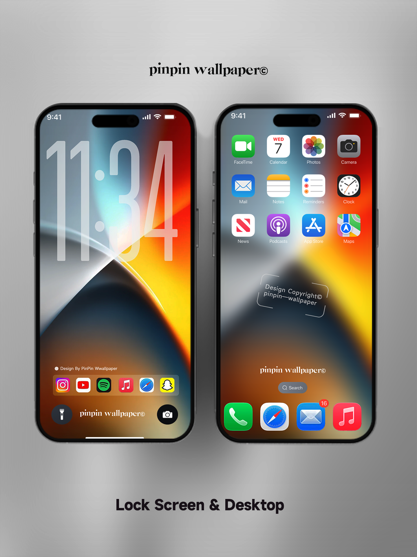 4K HD Phone Wallpaper Background - NO.5791 Minimalist Gradient Style wallpapers for iPhone and Android