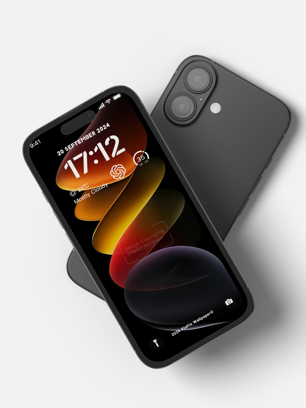 4K HD 壁紙の背景 - iPhone および Android 向け Black Universe Series20