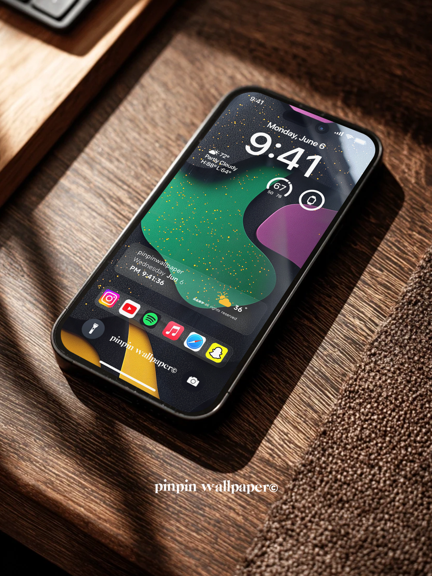 4K HD 壁紙の背景 - iPhone および Android 向け Black Universe Series20