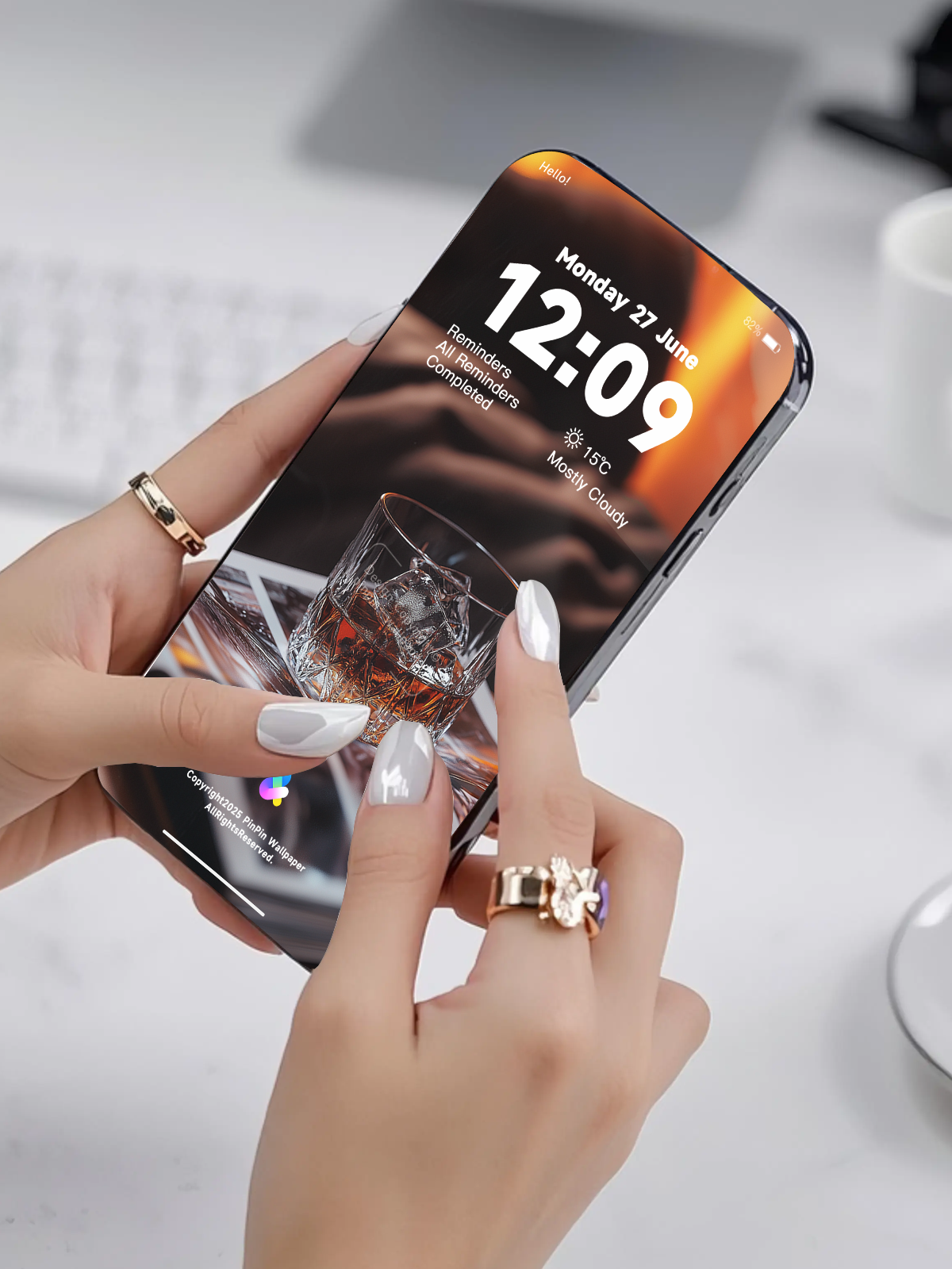 4K HD 壁紙の背景 - iPhone および Android 向け Black Universe Series20