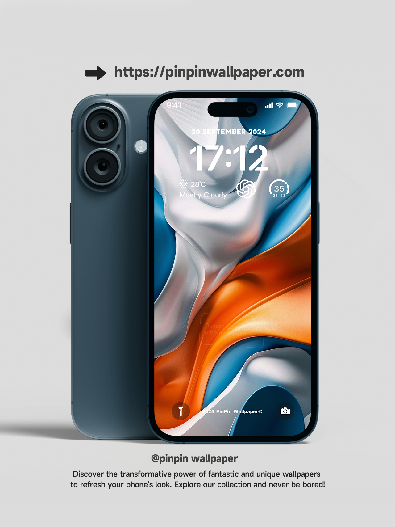 4K HD 壁紙の背景 - iPhone および Android 向け Black Universe Series20