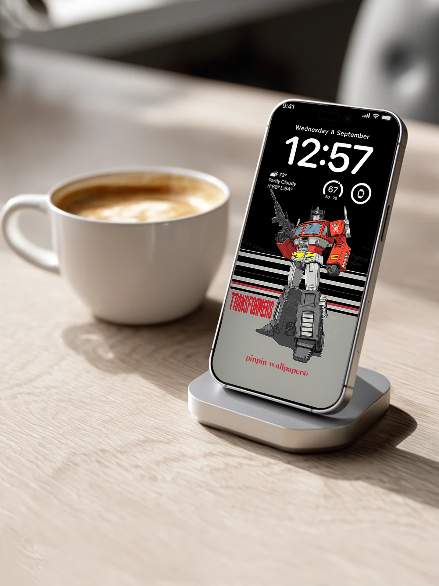 4K HD Phone Wallpaper Background NO.5997-Exquisite Illustration Style Transformers Wallpapers for iPhone and Android