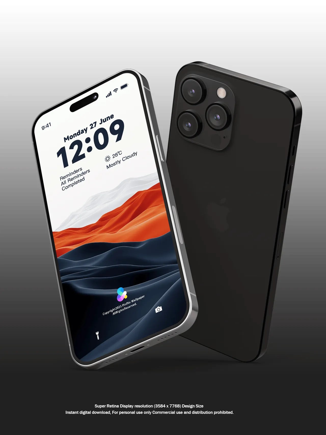 4K HD 壁紙の背景 - iPhone および Android 向け Black Universe Series20