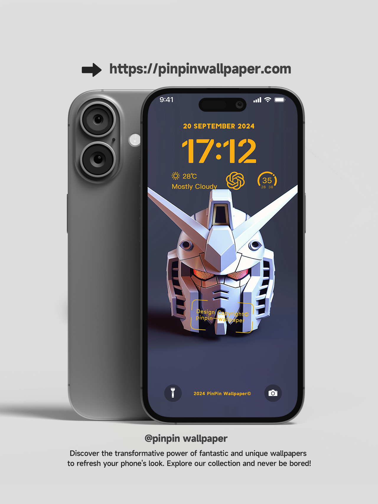 4K HD 壁紙の背景 - iPhone および Android 向け Black Universe Series20