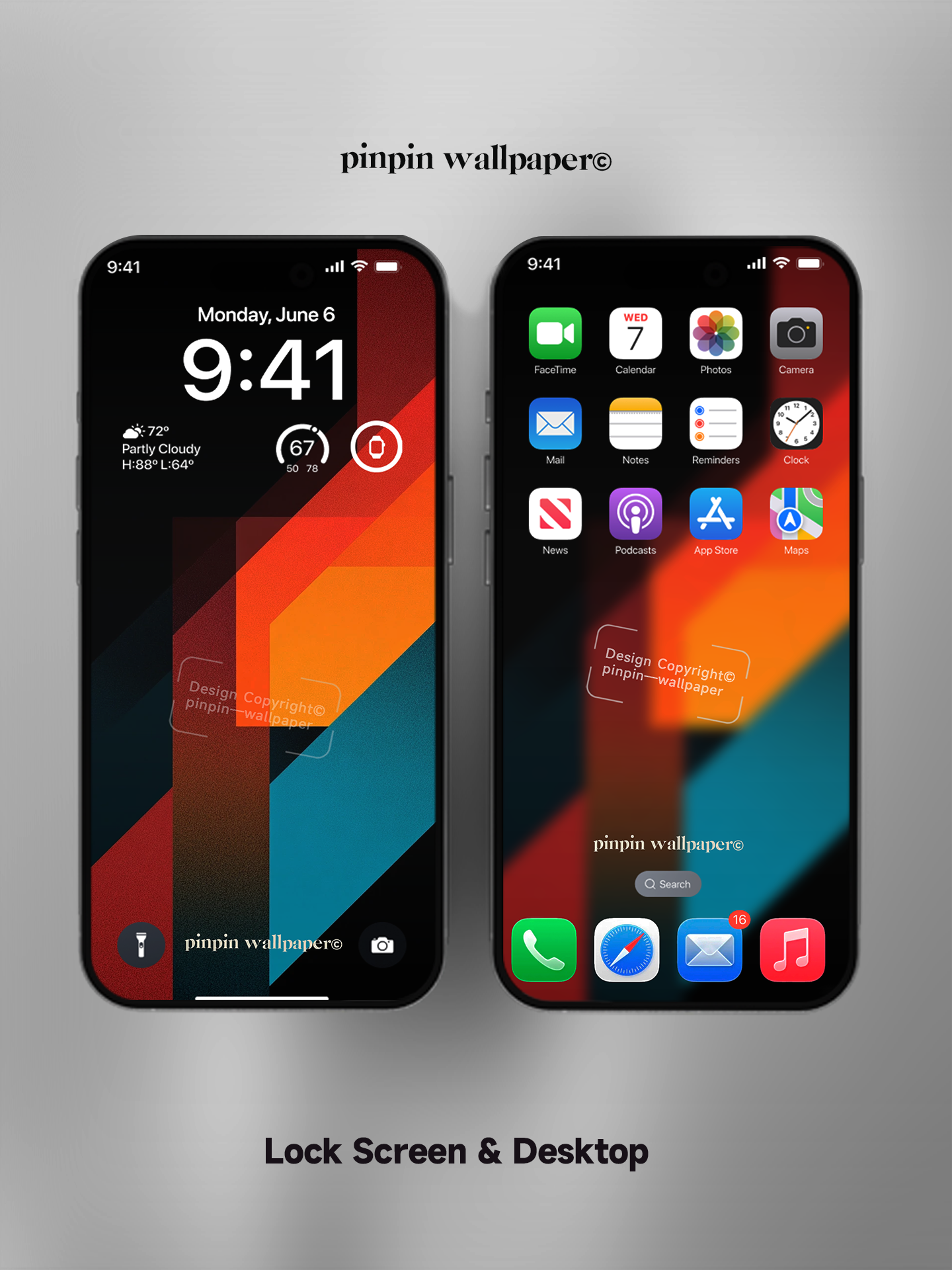 4K HD Phone Wallpaper Background - NO.5793 Minimalist Gradient Style wallpapers for iPhone and Android