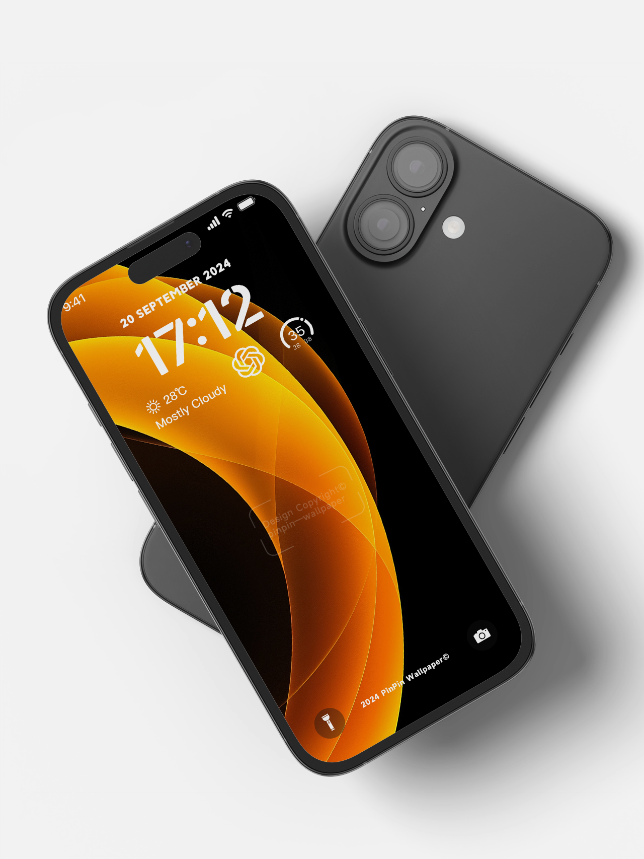 4K HD 壁紙の背景 - iPhone および Android 向け Black Universe Series20