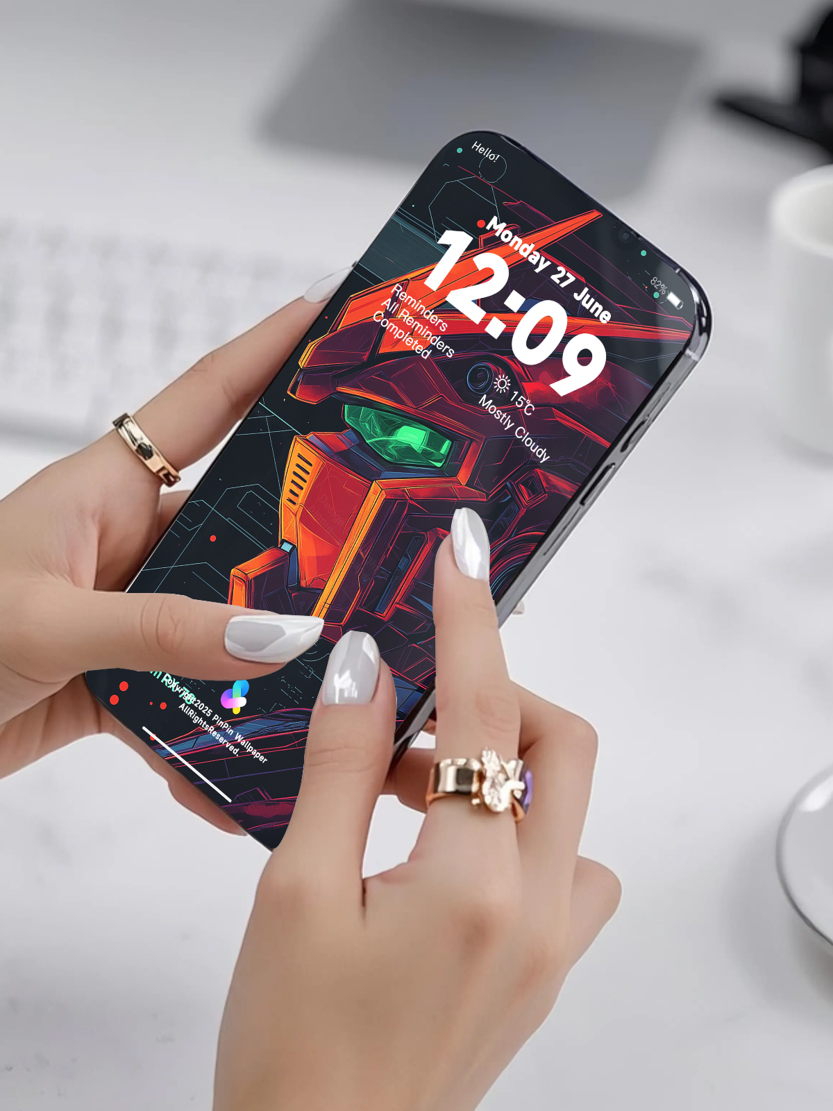 4K HD 壁紙の背景 - iPhone および Android 向け Black Universe Series20