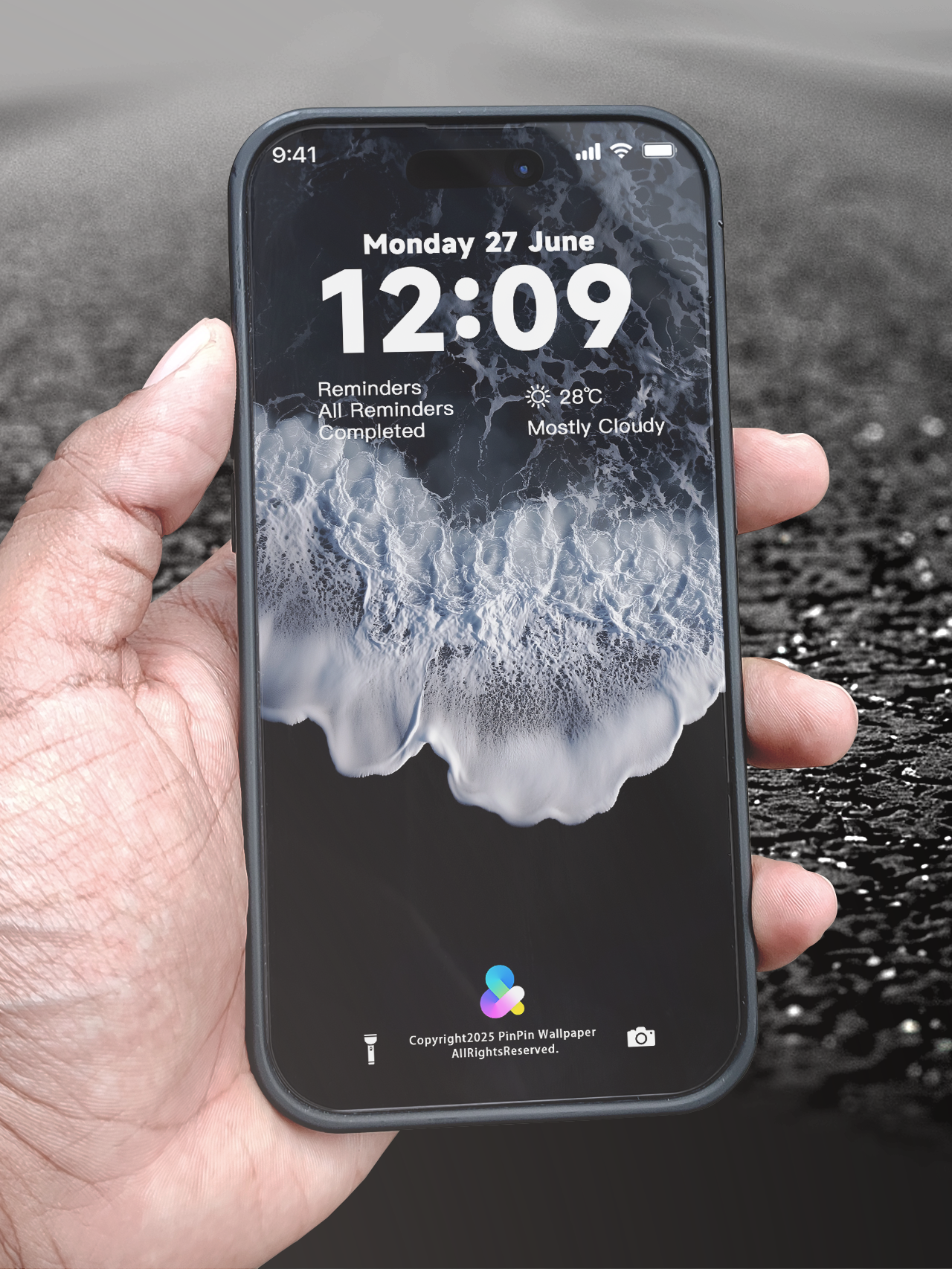 4K HD 壁紙の背景 - iPhone および Android 向け Black Universe Series20