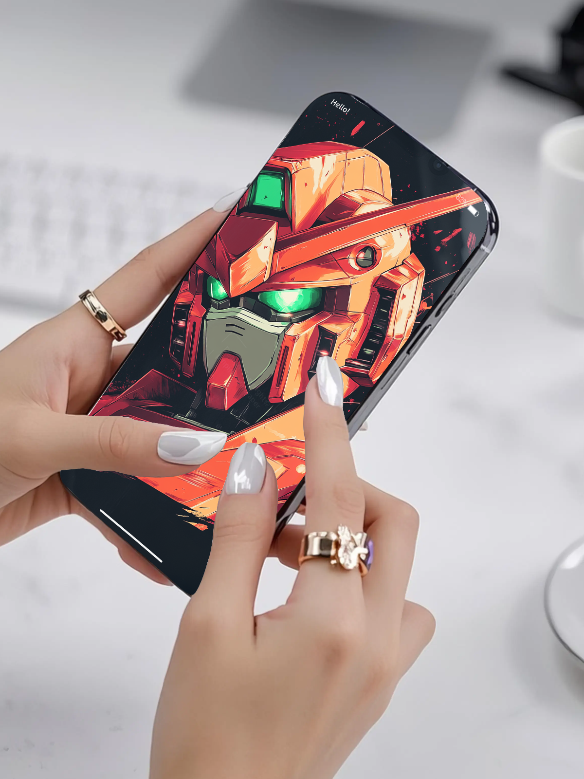 4K HD Phone Wallpaper Background -Gundam RX-78 Classic Anime Wallpapers for iPhone and Android