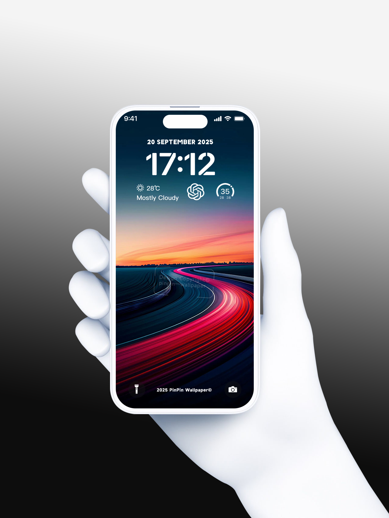 4K HD 壁紙の背景 - iPhone および Android 向け Black Universe Series20