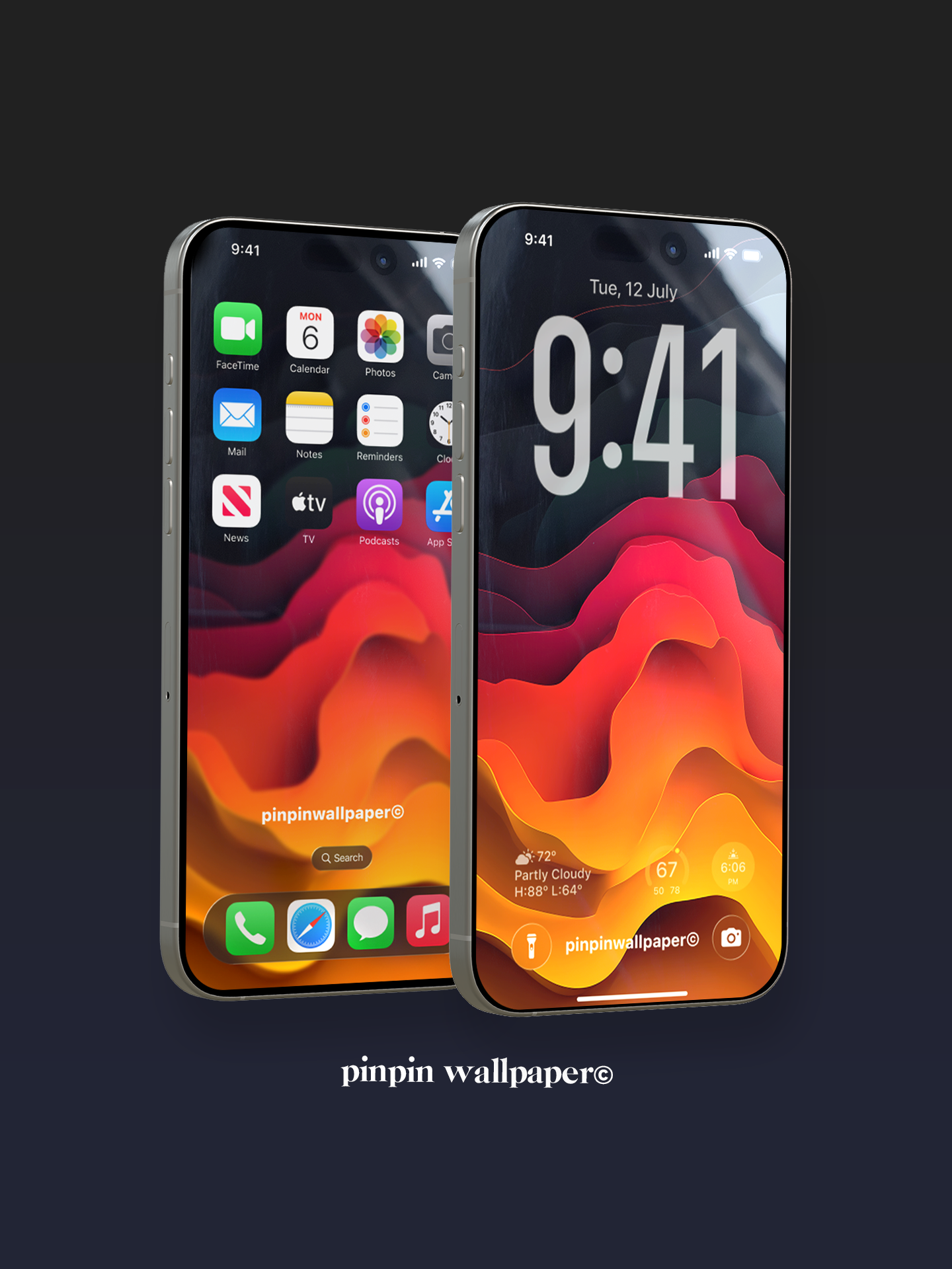 4K HD Phone Wallpaper Background - NO.5941 Minimalist Gradient Style wallpapers for iPhone and Android