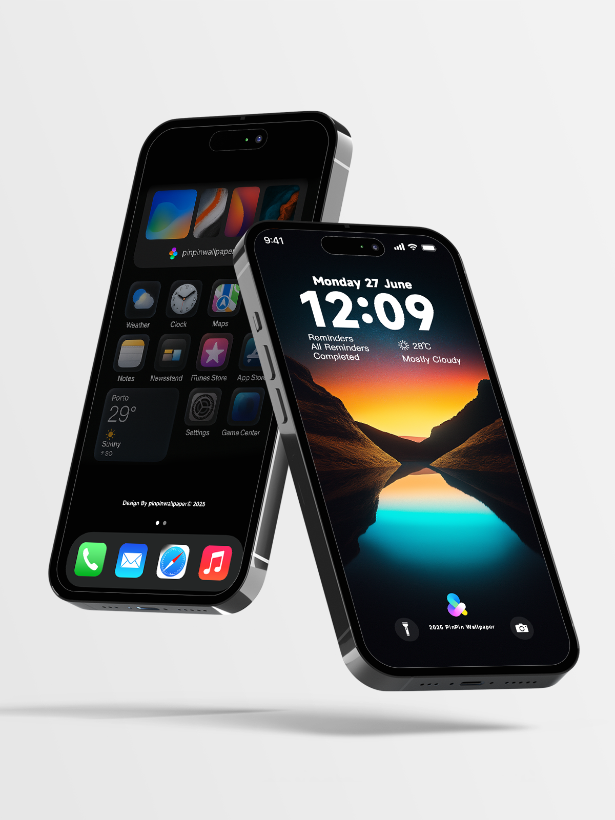 4K HD 壁紙の背景 - iPhone および Android 向け Black Universe Series20