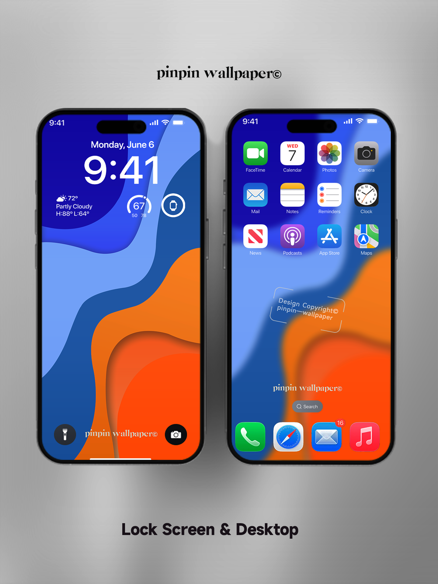 4K HD Phone Wallpaper Background - NO.5815 Minimalist Gradient Style wallpapers for iPhone and Android