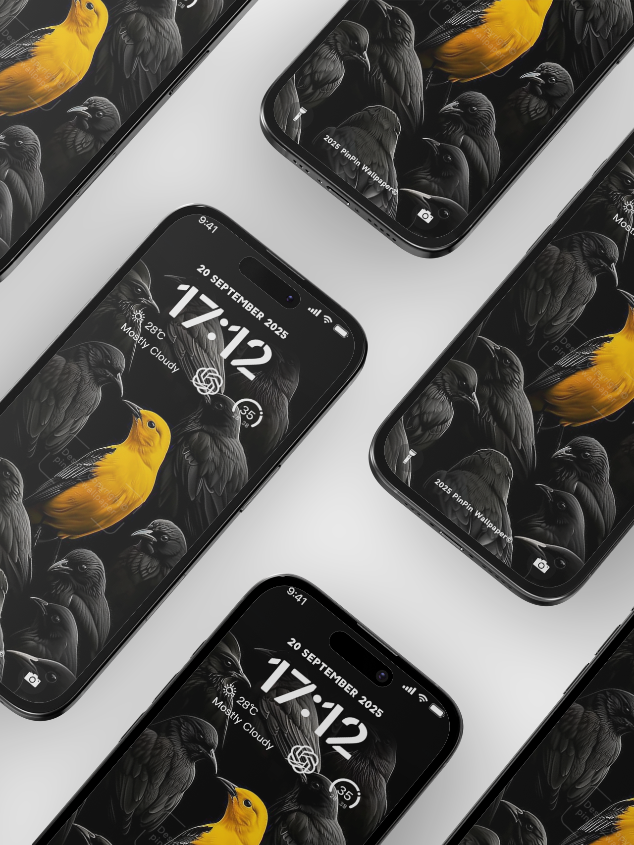 4K HD 壁紙の背景 - iPhone および Android 向け Black Universe Series20