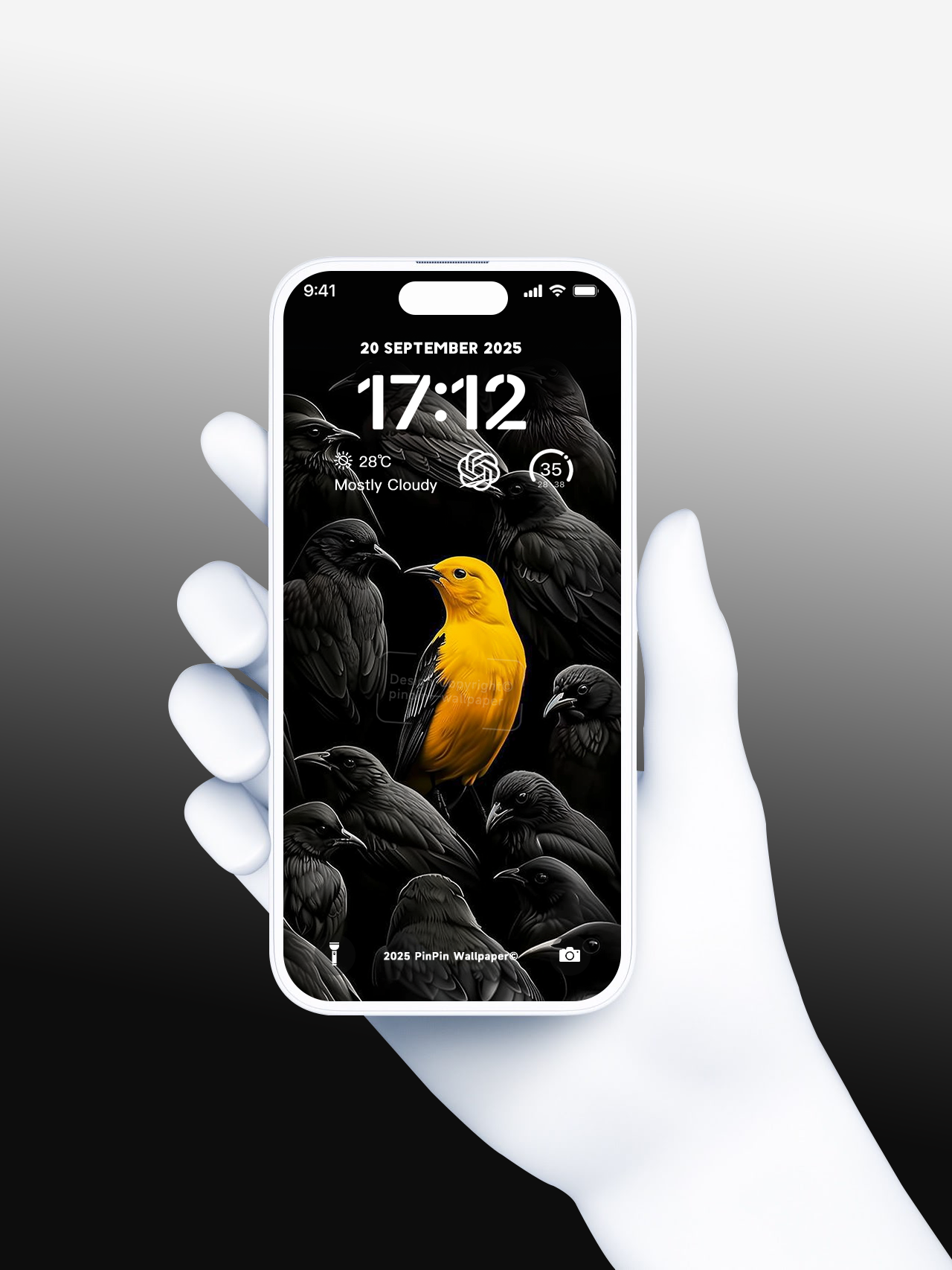 4K HD 壁紙の背景 - iPhone および Android 向け Black Universe Series20