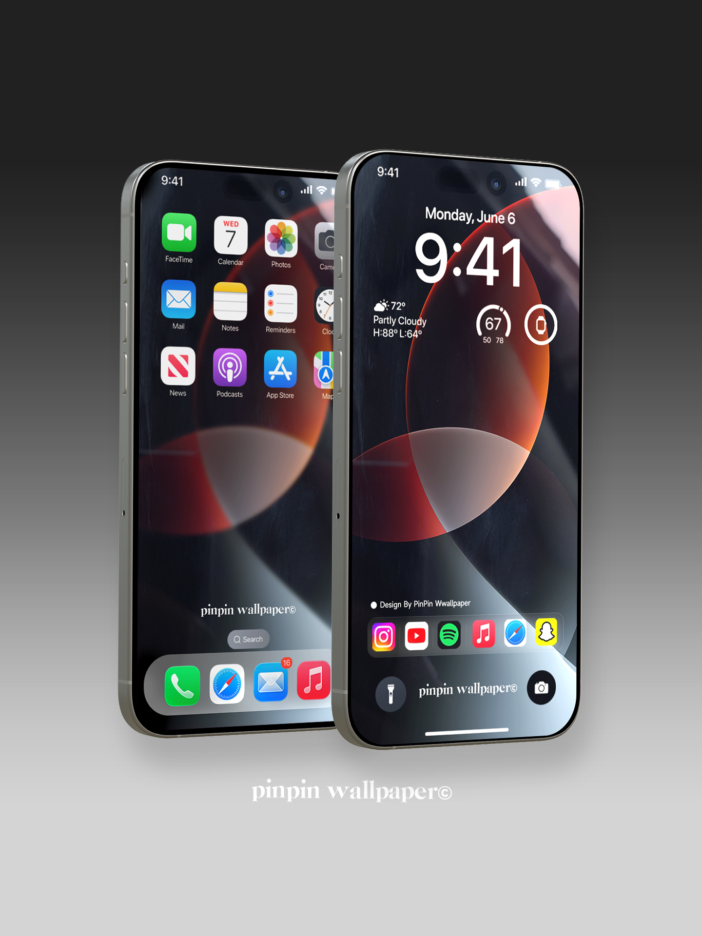 4K HD 壁紙の背景 - iPhone および Android 向け Black Universe Series20
