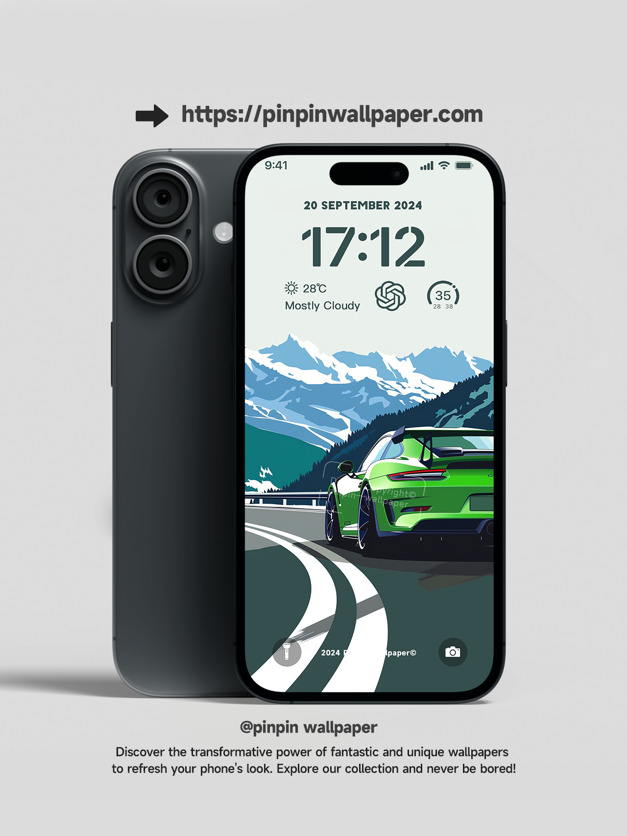 4K HD 壁紙の背景 - iPhone および Android 向け Black Universe Series20