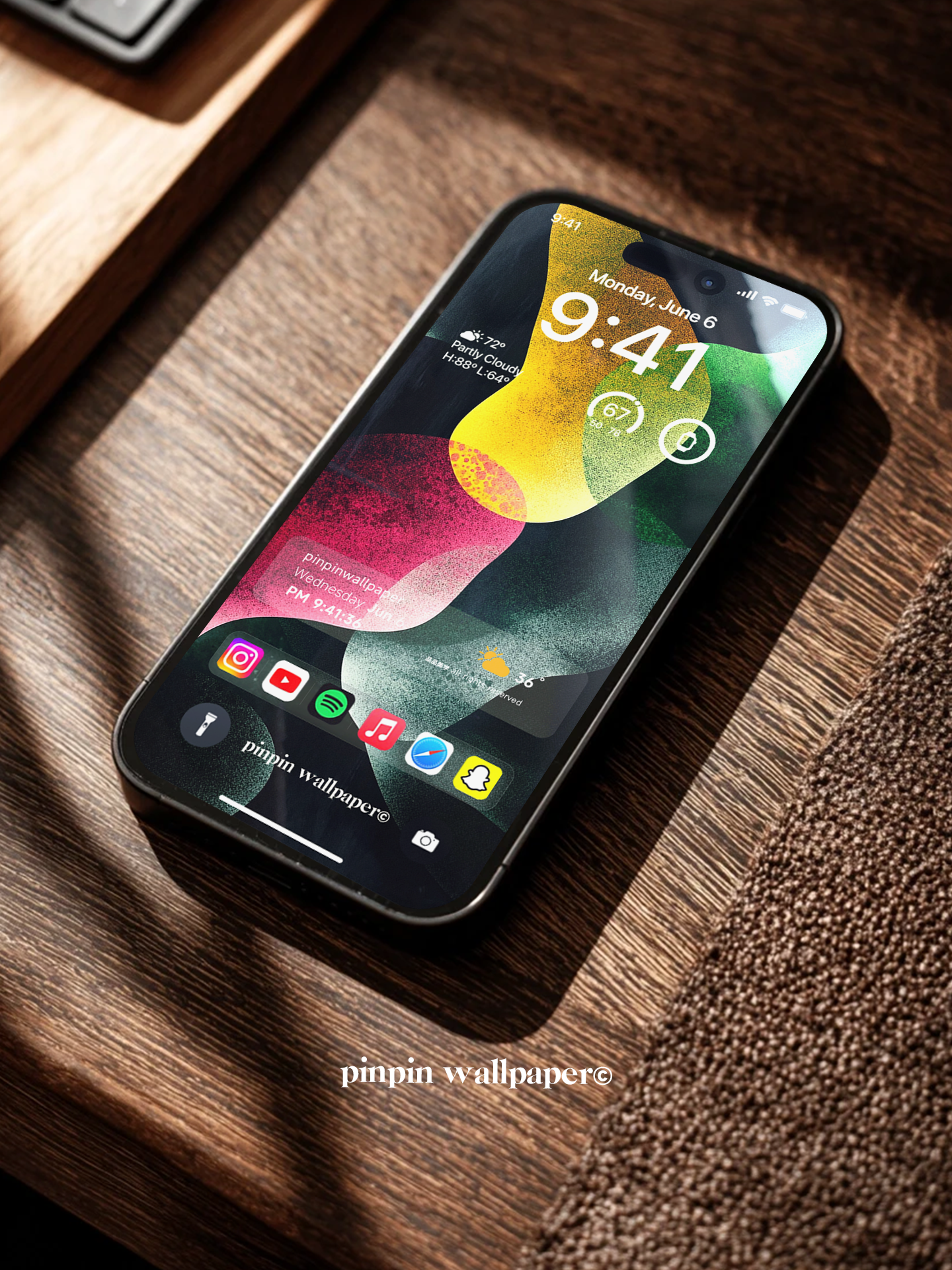 4K HD 壁紙の背景 - iPhone および Android 向け Black Universe Series20