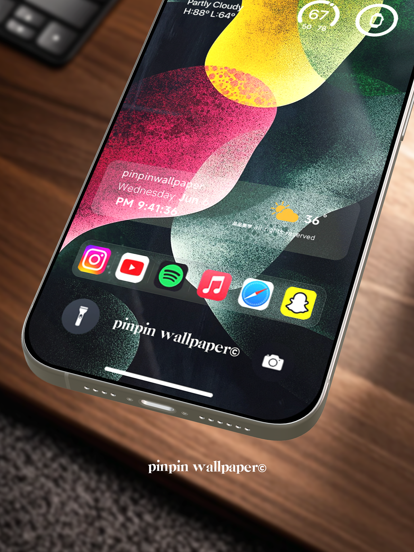 4K HD 壁紙の背景 - iPhone および Android 向け Black Universe Series20
