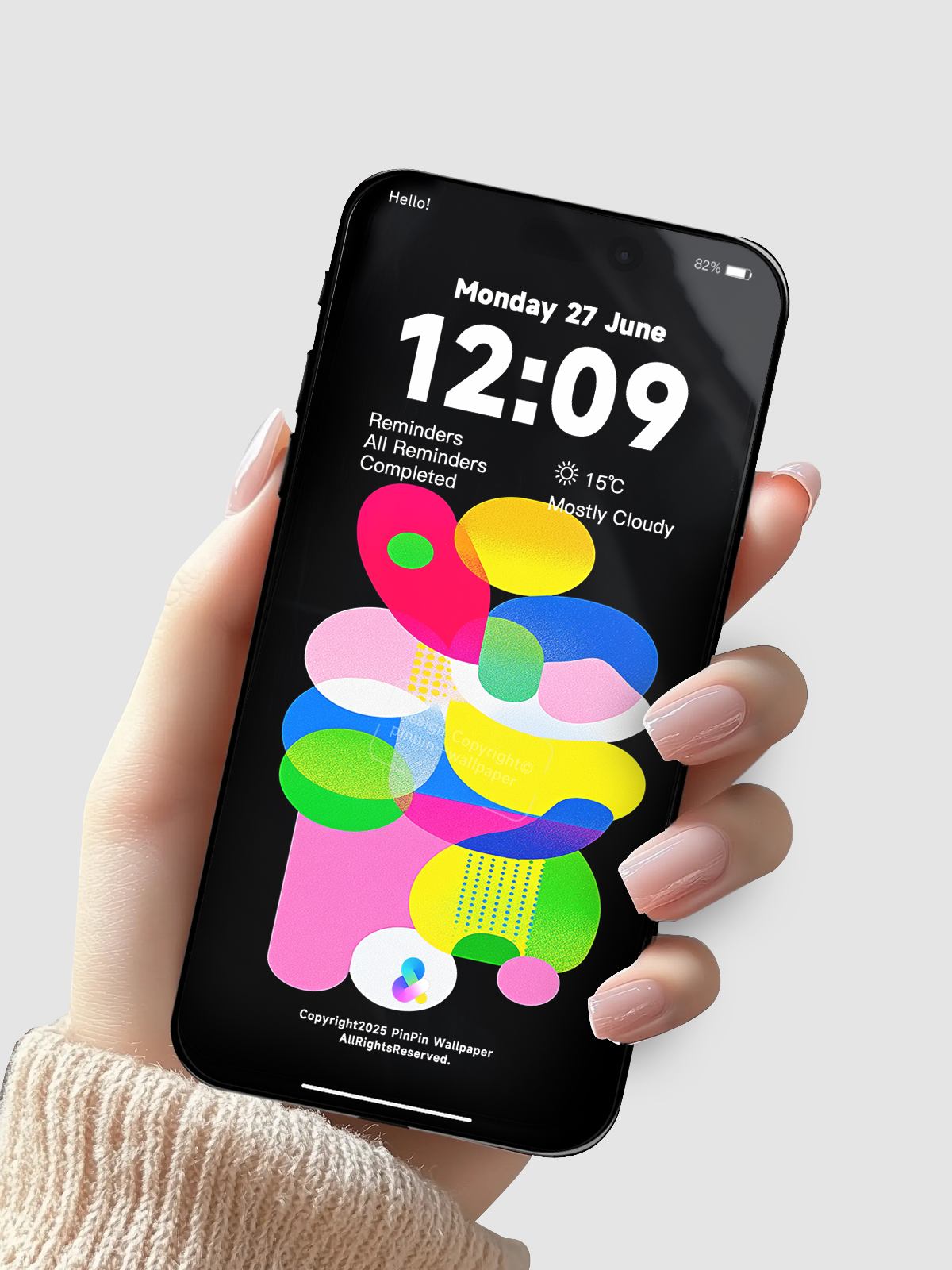 4K HD 壁紙の背景 - iPhone および Android 向け Black Universe Series20