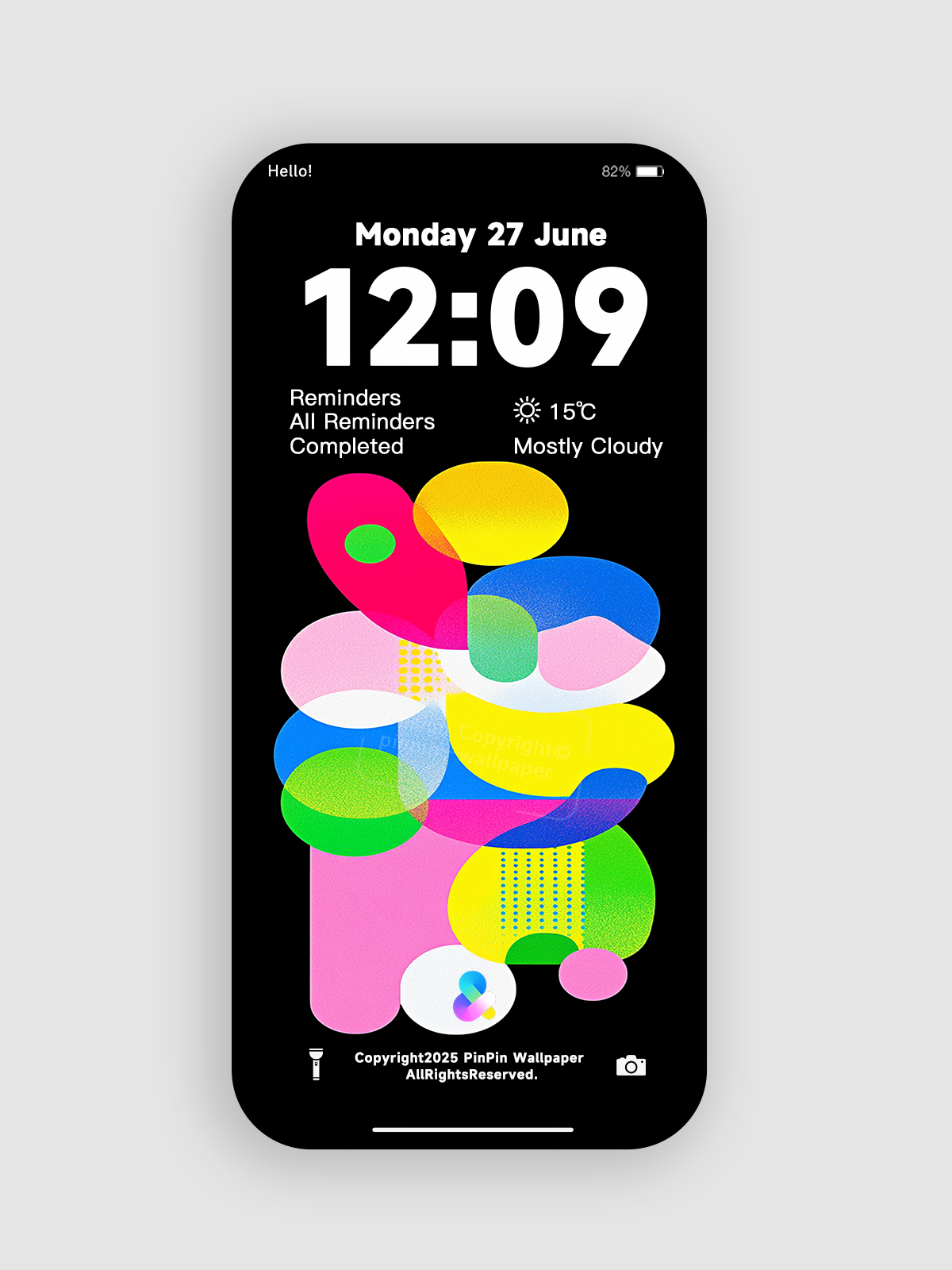 4K HD 壁紙の背景 - iPhone および Android 向け Black Universe Series20