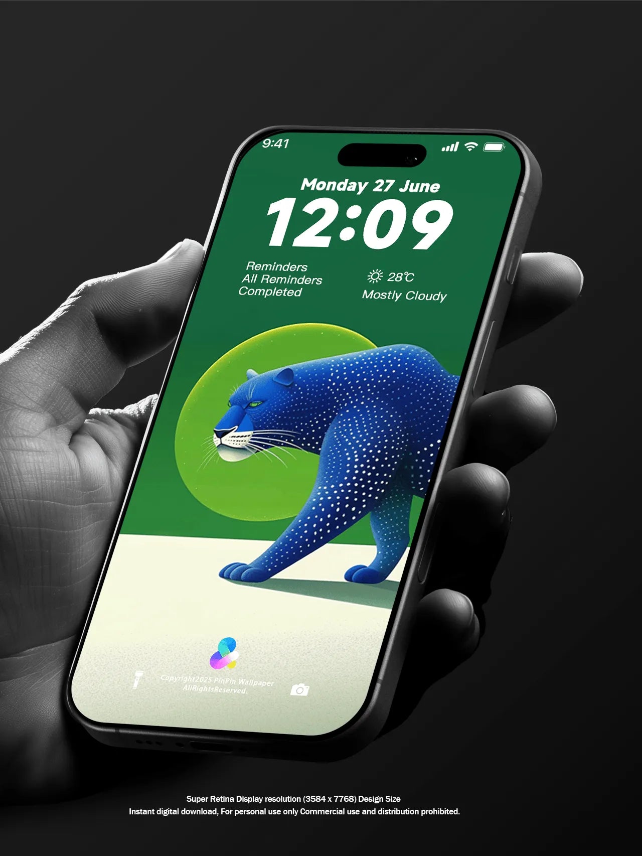 4K HD Phone Wallpaper Background -abstract style green Wallpapers for iPhone and Android