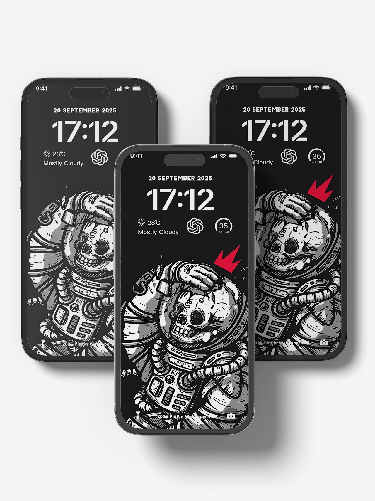 4K HD 壁紙の背景 - iPhone および Android 向け Black Universe Series20