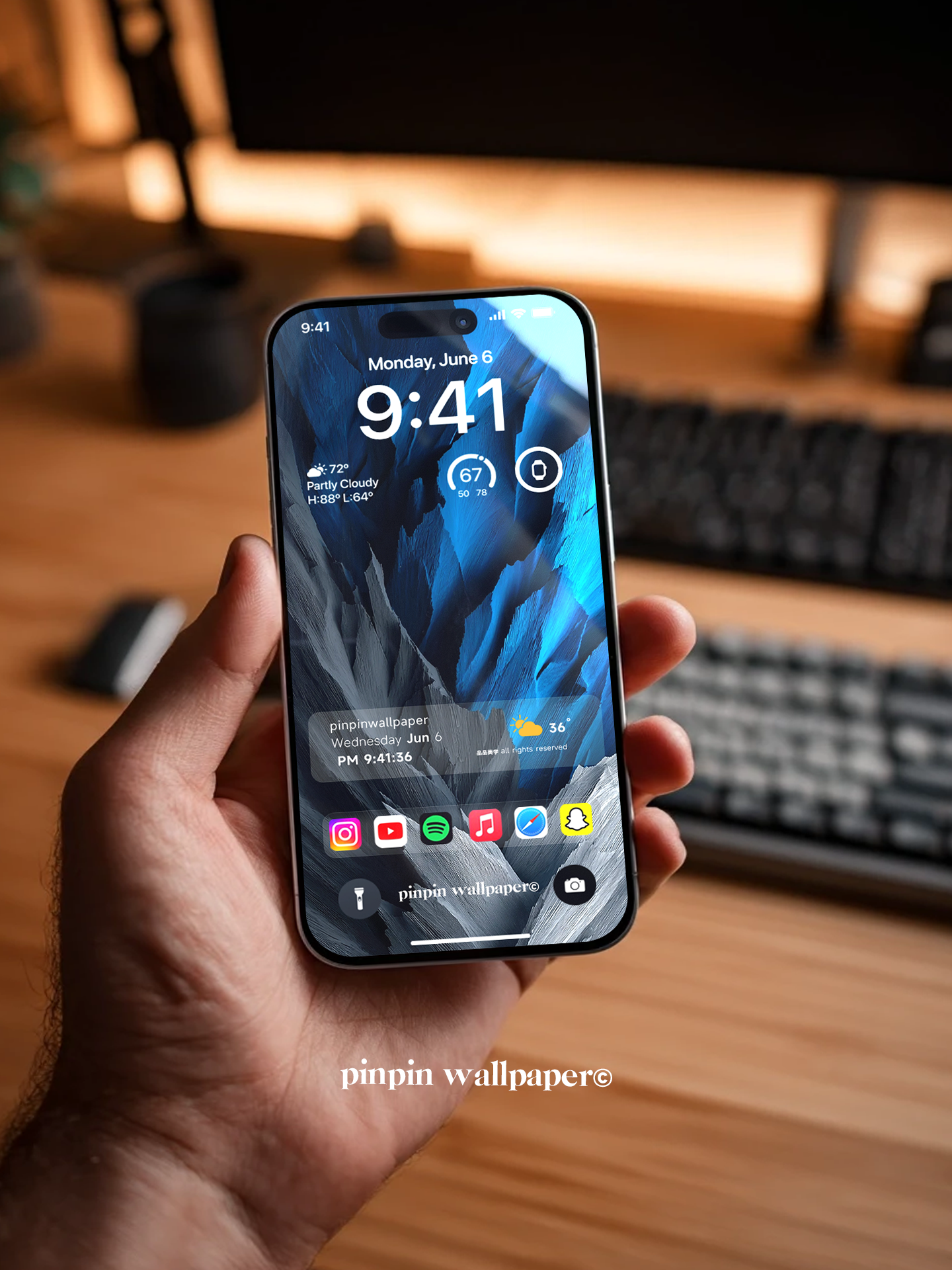 4K HD 壁紙の背景 - iPhone および Android 向け Black Universe Series20