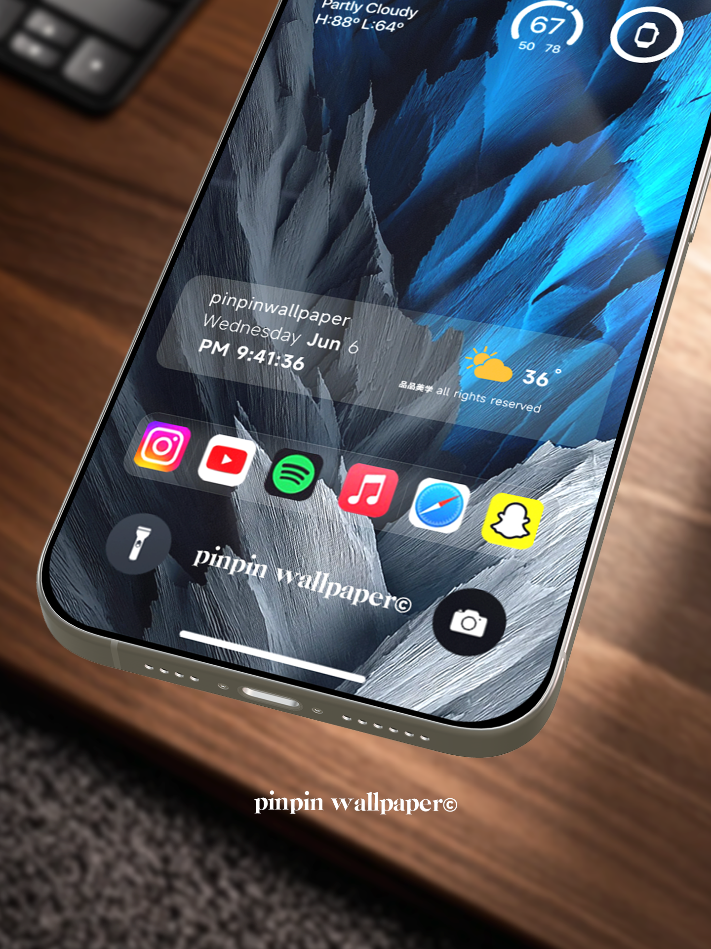 4K HD 壁紙の背景 - iPhone および Android 向け Black Universe Series20