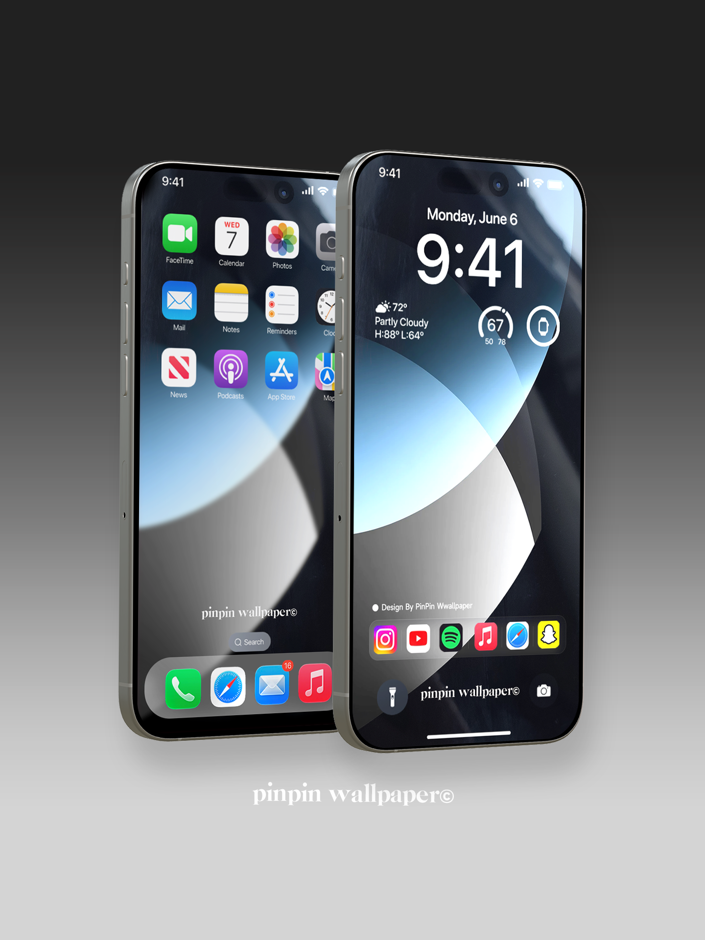 4K HD 壁紙の背景 - iPhone および Android 向け Black Universe Series20