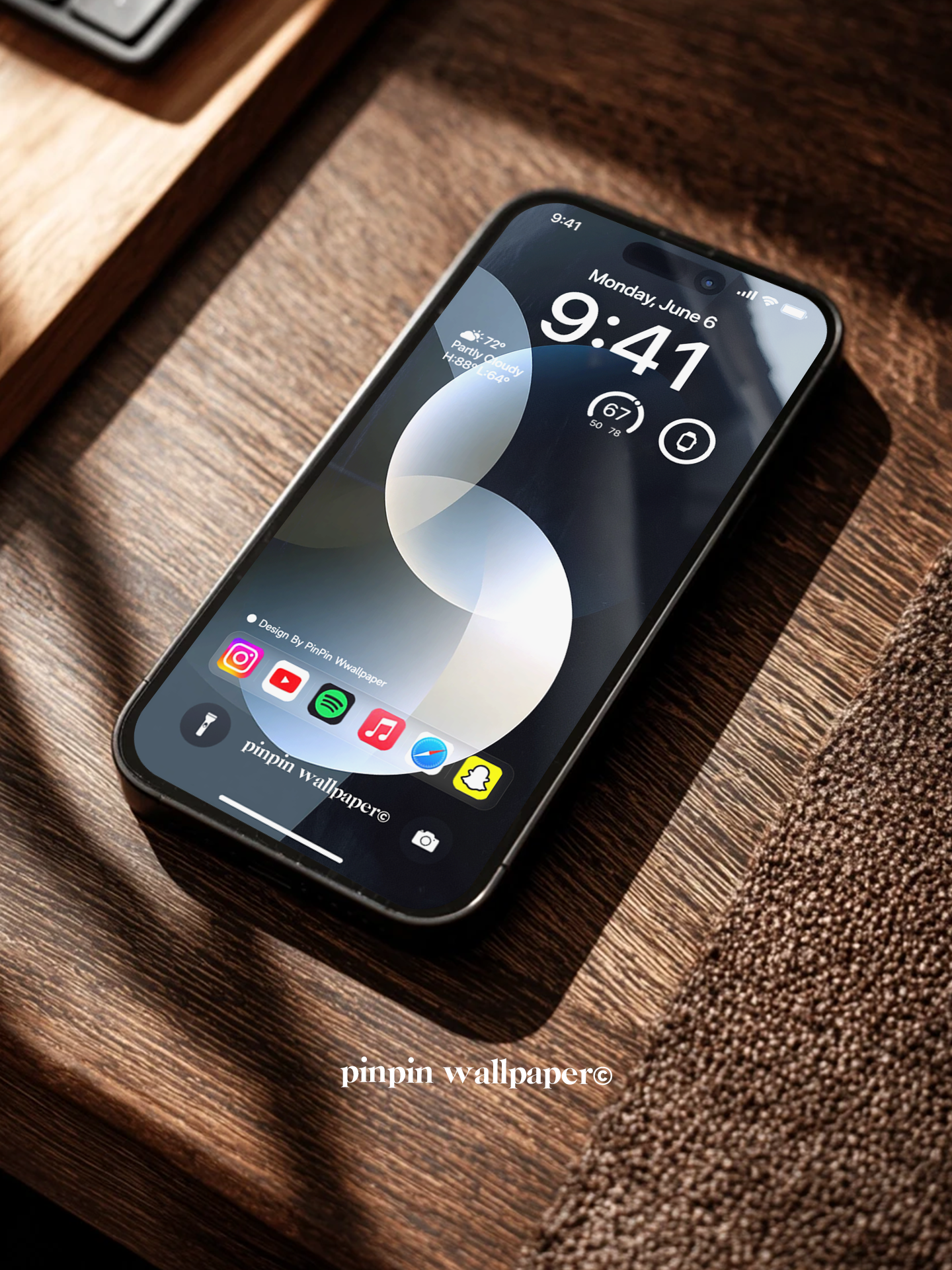 4K HD 壁紙の背景 - iPhone および Android 向け Black Universe Series20