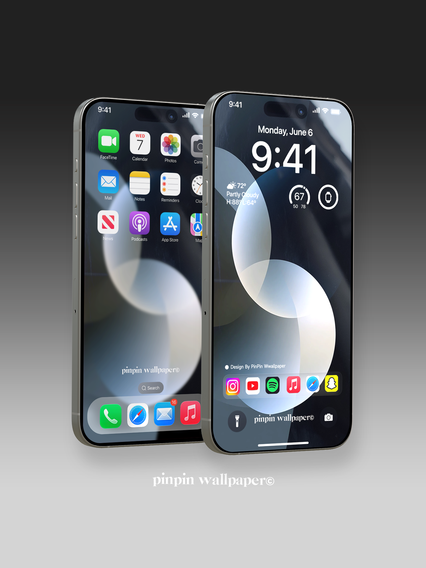 4K HD 壁紙の背景 - iPhone および Android 向け Black Universe Series20