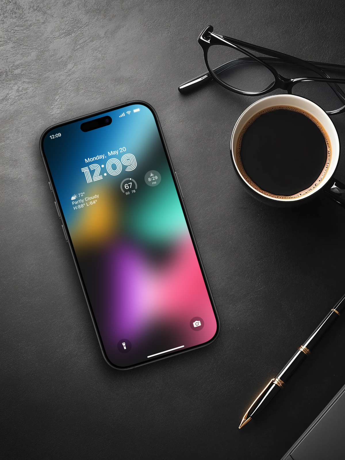 4K HD 壁紙の背景 - iPhone および Android 向け Black Universe Series20