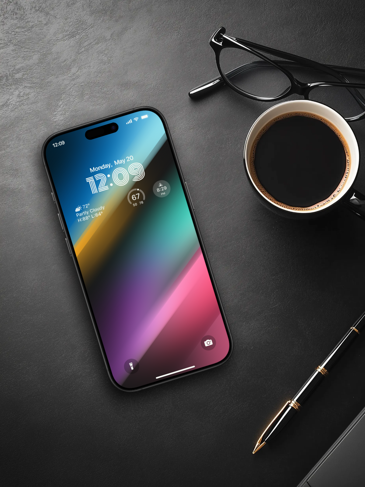 4K HD 壁紙の背景 - iPhone および Android 向け Black Universe Series20