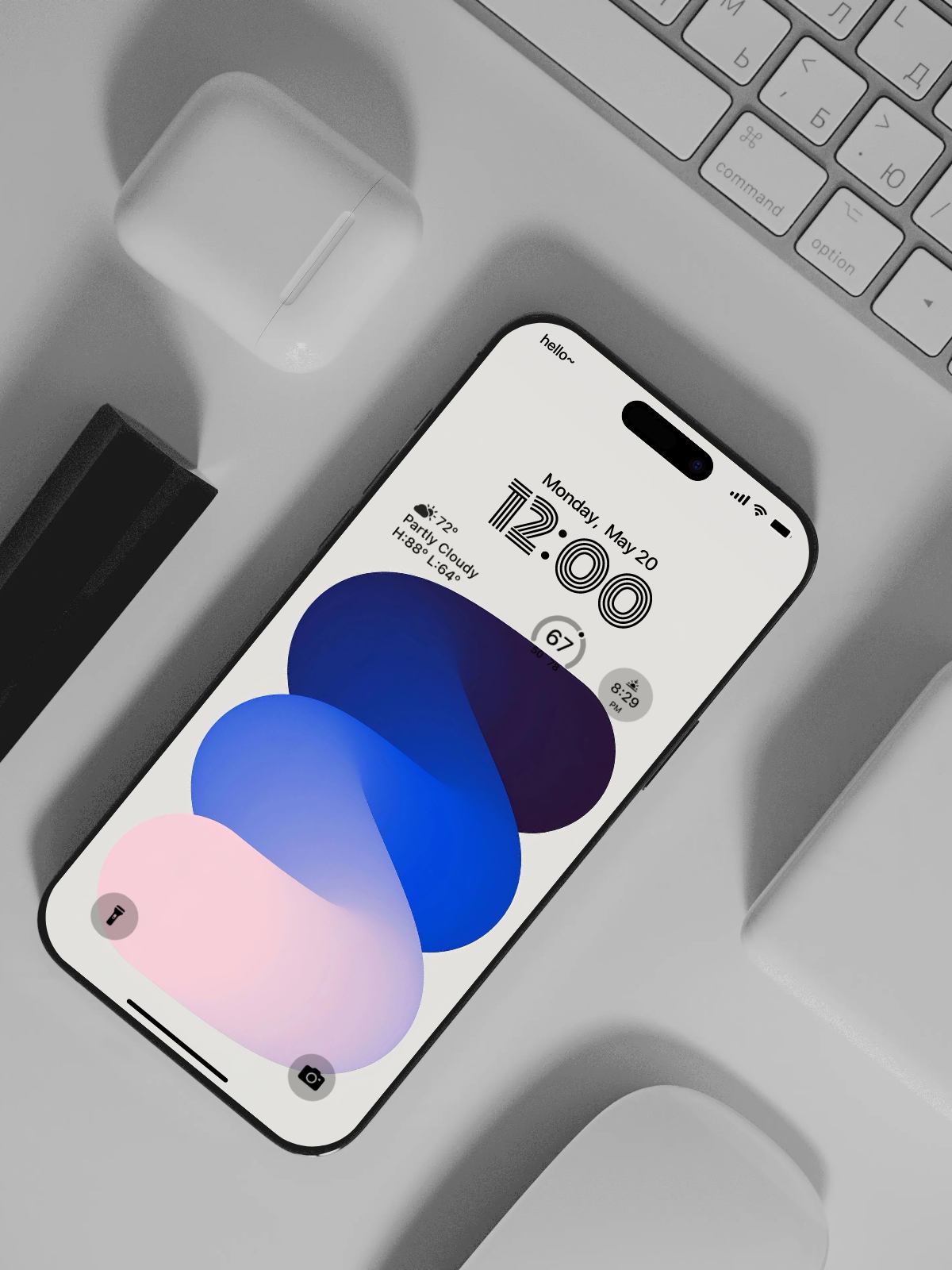 4K HD 壁紙の背景 - iPhone および Android 向け Black Universe Series20