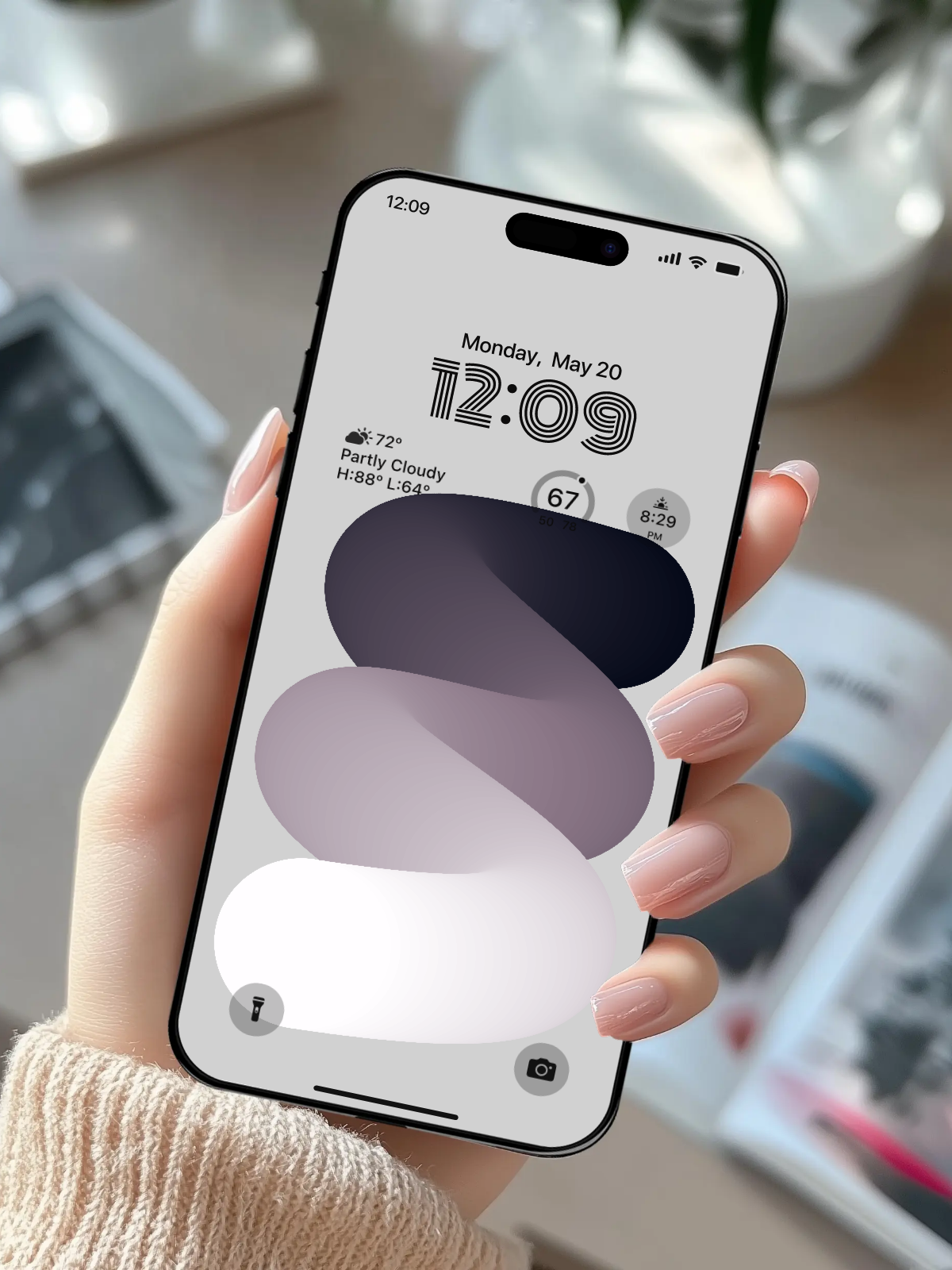 4K HD 壁紙の背景 - iPhone および Android 向け Black Universe Series20