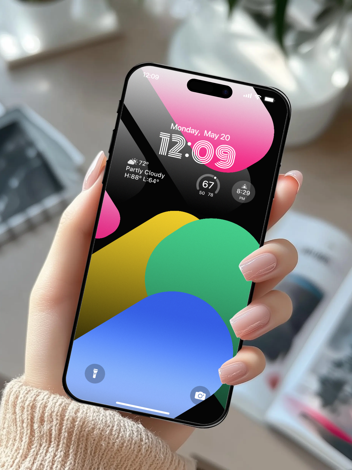 4K HD 壁紙の背景 - iPhone および Android 向け Black Universe Series20