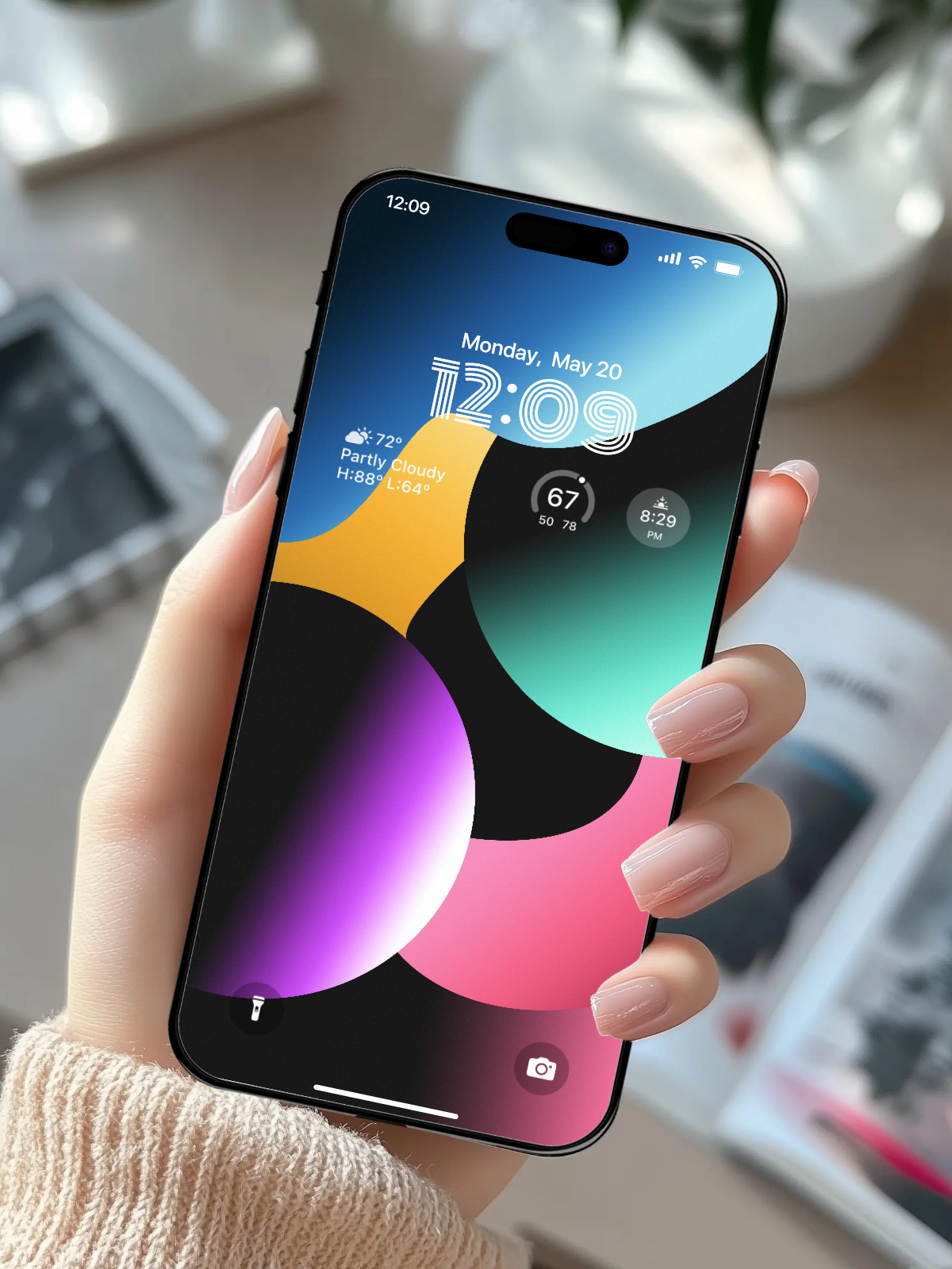 4K HD 壁紙の背景 - iPhone および Android 向け Black Universe Series20