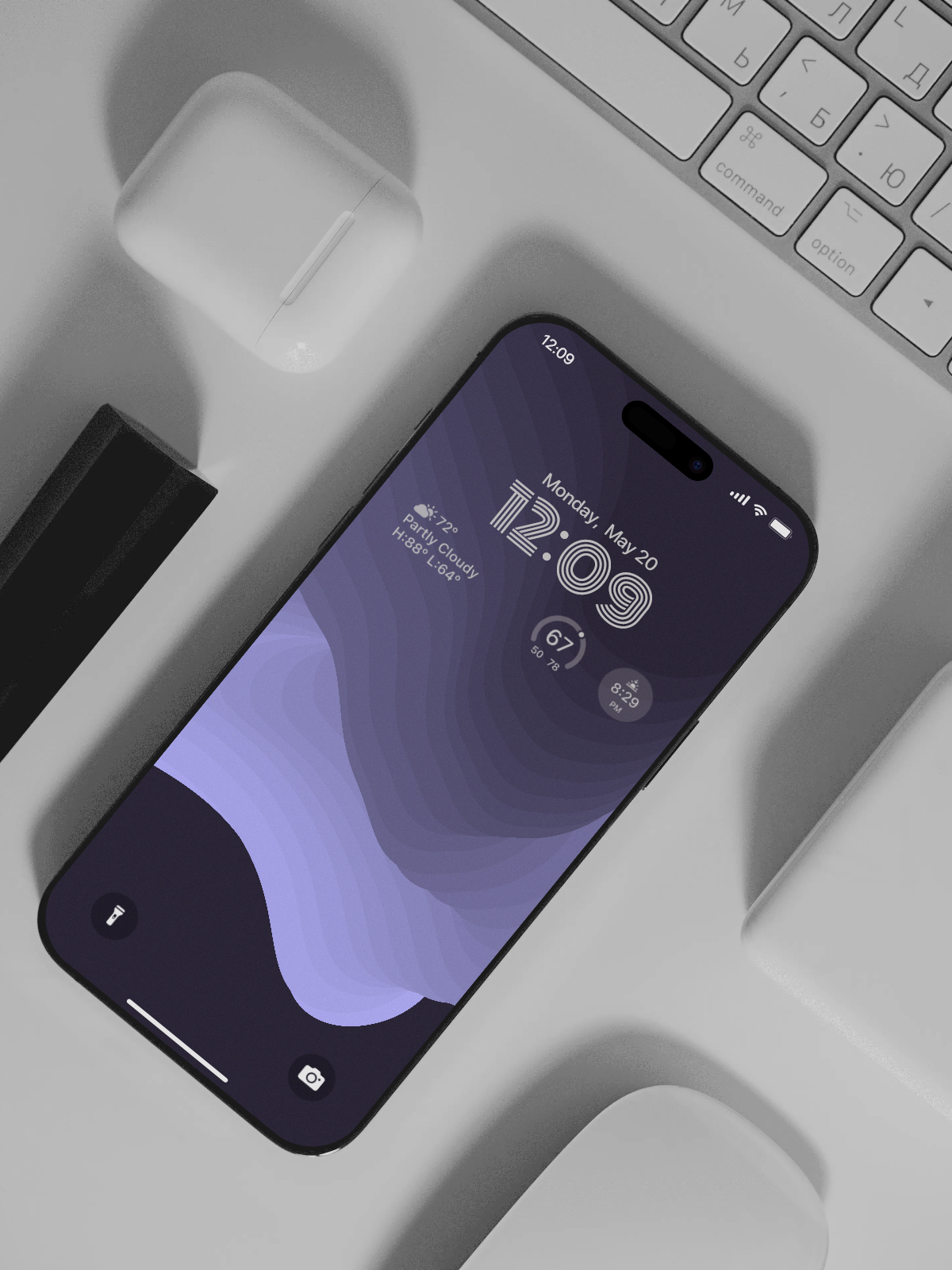 4K HD 壁紙の背景 - iPhone および Android 向け Black Universe Series20