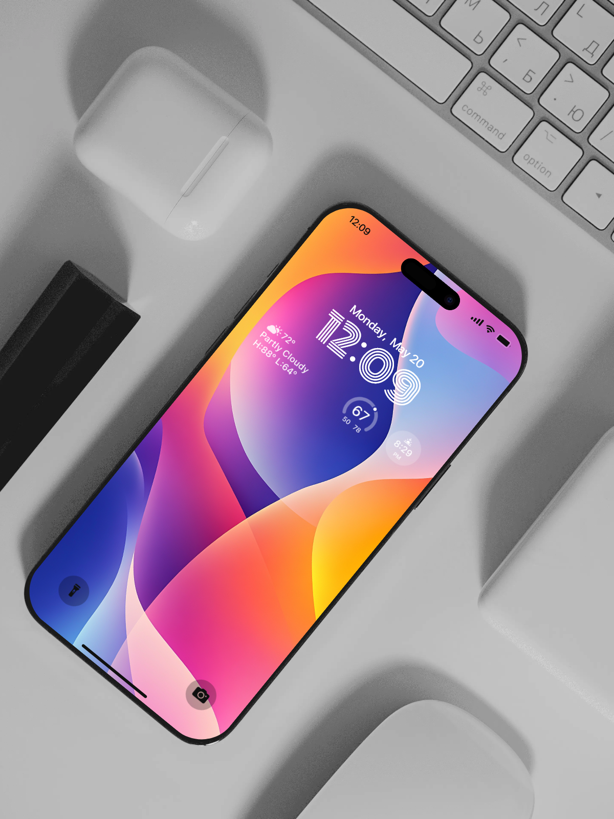 4K HD 壁紙の背景 - iPhone および Android 向け Black Universe Series20
