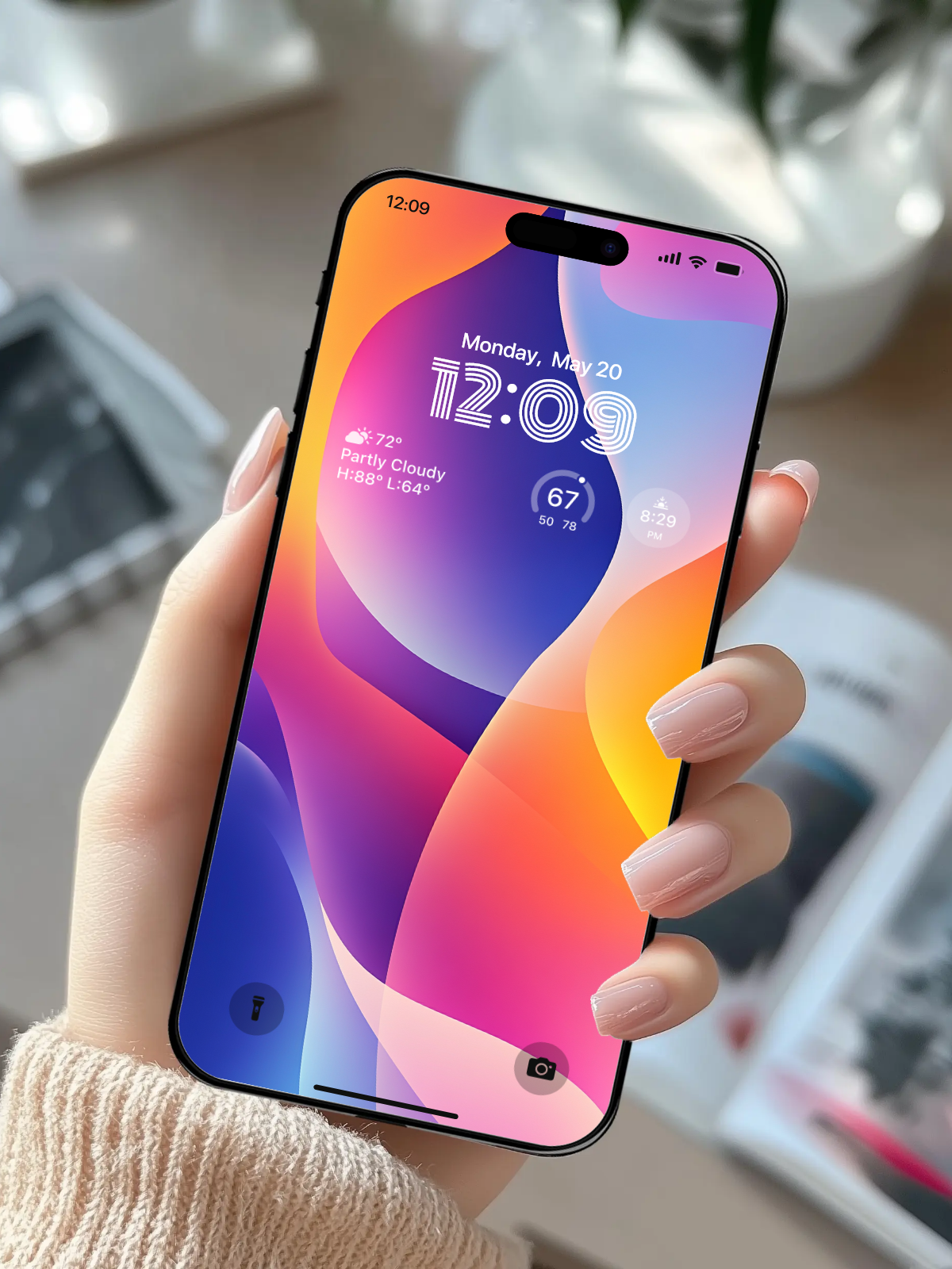 4K HD 壁紙の背景 - iPhone および Android 向け Black Universe Series20