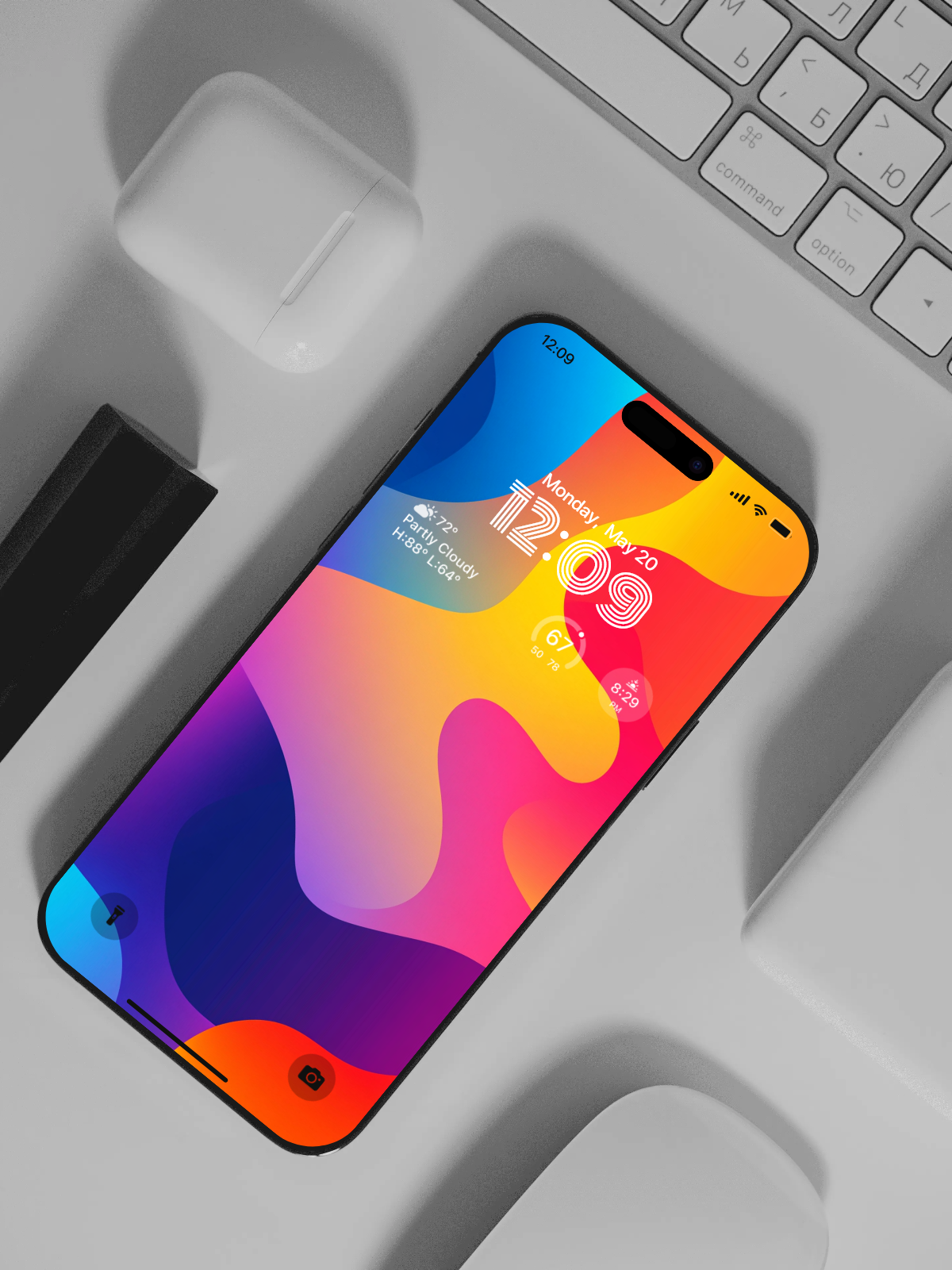 4K HD 壁紙の背景 - iPhone および Android 向け Black Universe Series20