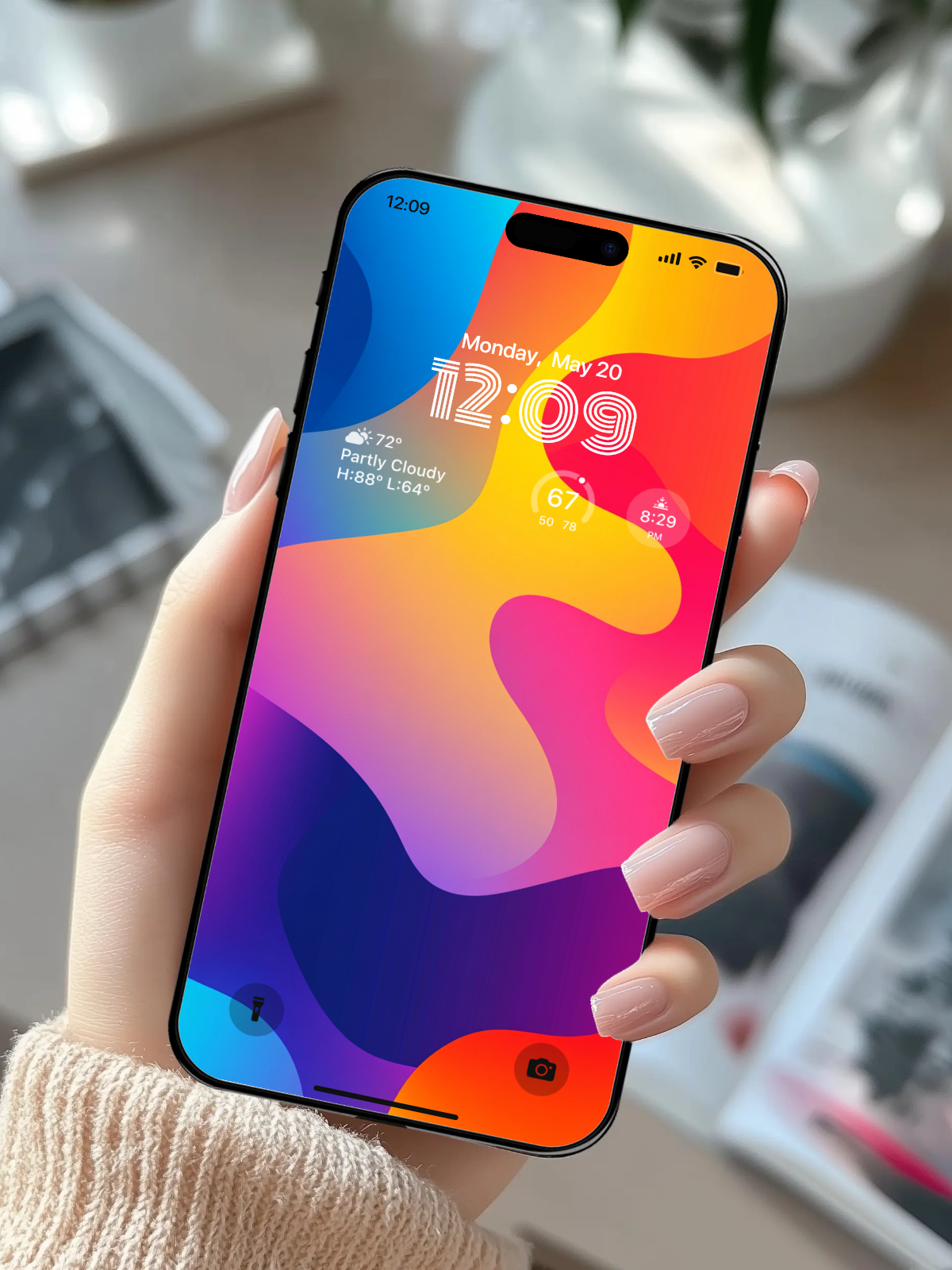 4K HD 壁紙の背景 - iPhone および Android 向け Black Universe Series20