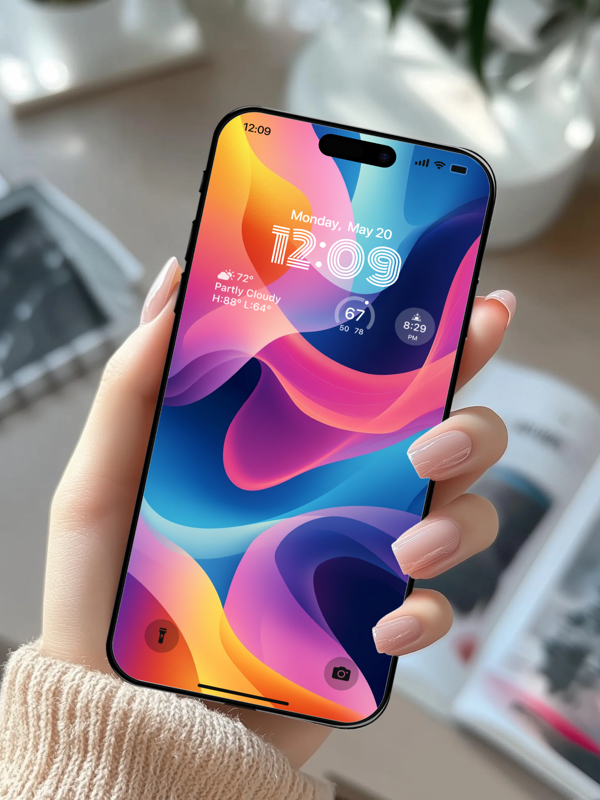 4K HD 壁紙の背景 - iPhone および Android 向け Black Universe Series20