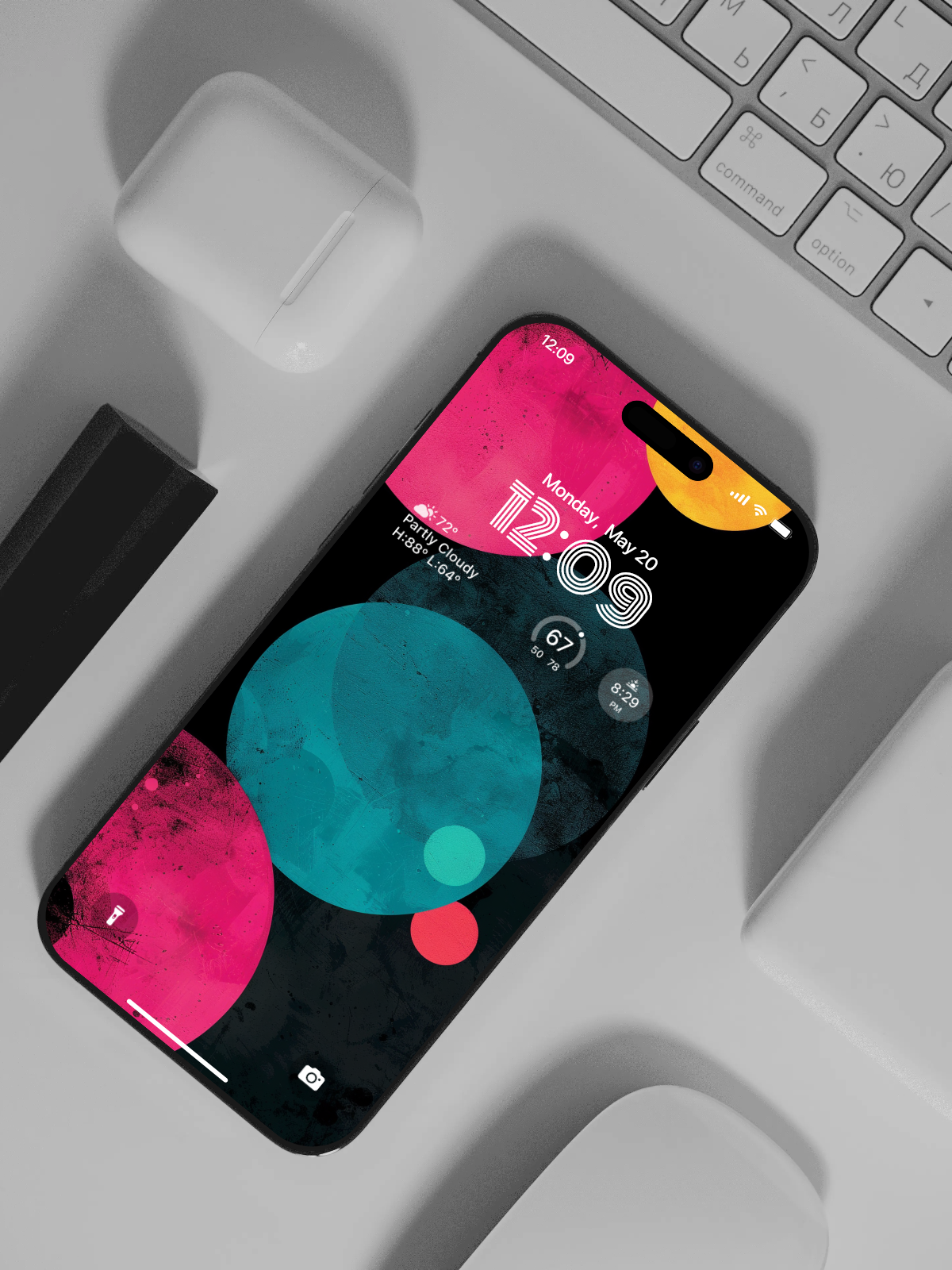 4K HD 壁紙の背景 - iPhone および Android 向け Black Universe Series20